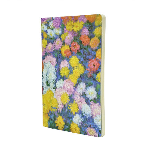 Paperblanks A4 Cahier Lined Journal - Monet's Chrysantemums
