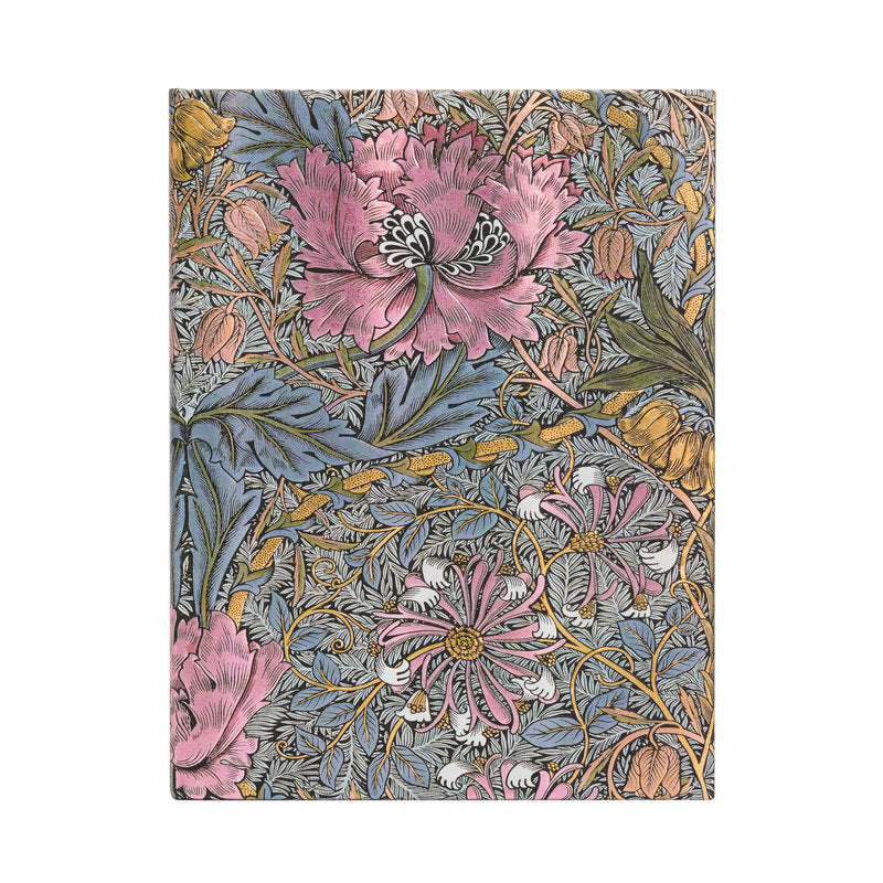 Paperblanks Ultra Lined Journal - Morris Pink Honeysuckle