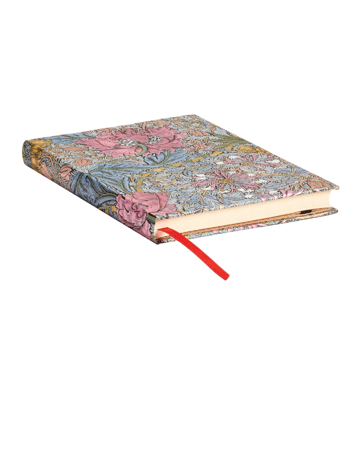 Paperblanks Midi Unlined Journal - Morris Pink Honeysuckle