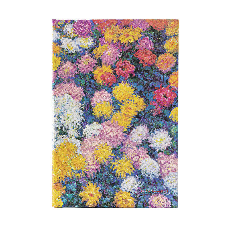 Paperblanks Midi Dot-Grid Journal - Monet's Chrysanthemums