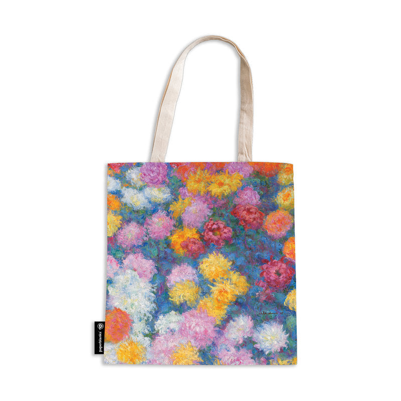 Paperblanks Canvas Bag - Monet's Chrysanthemums
