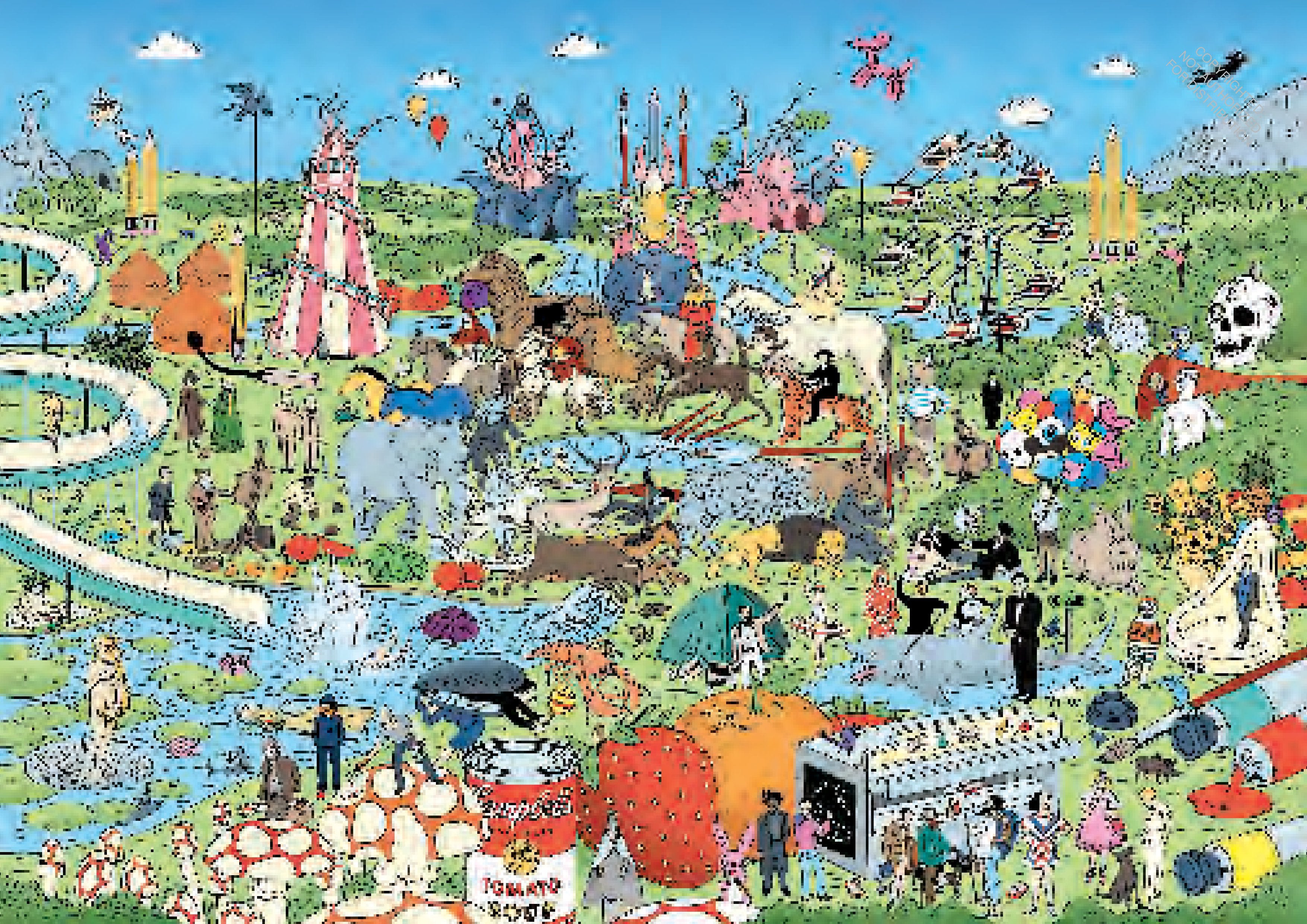 Pop Art 1000 Piece Puzzle