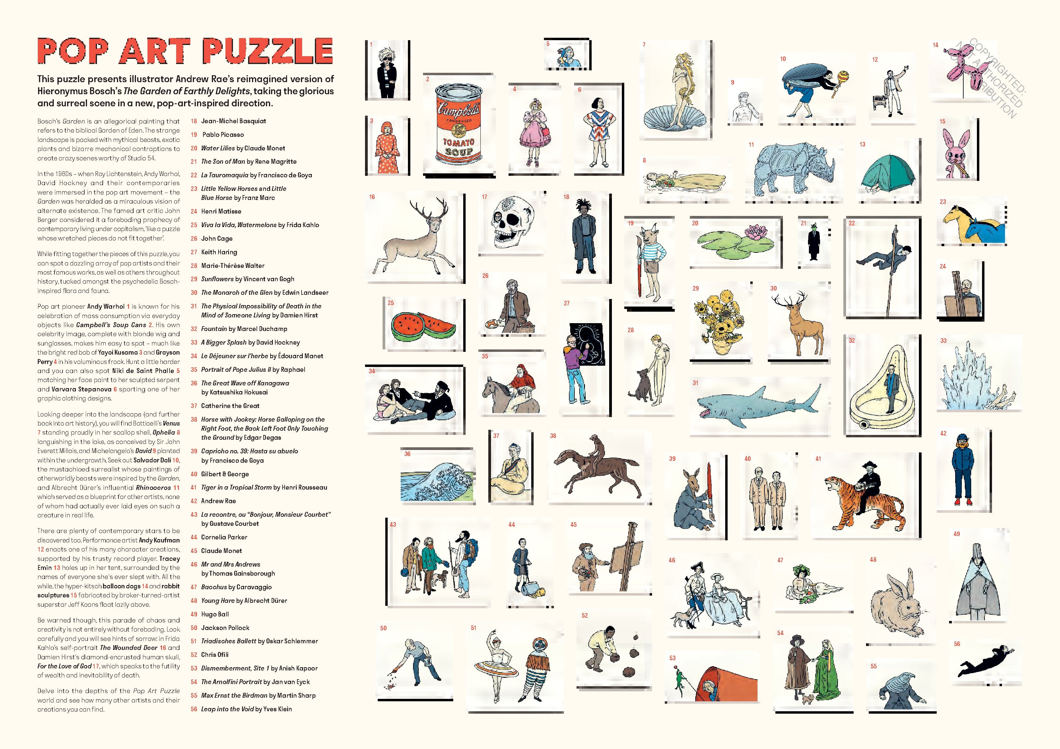 Pop Art 1000 Piece Puzzle