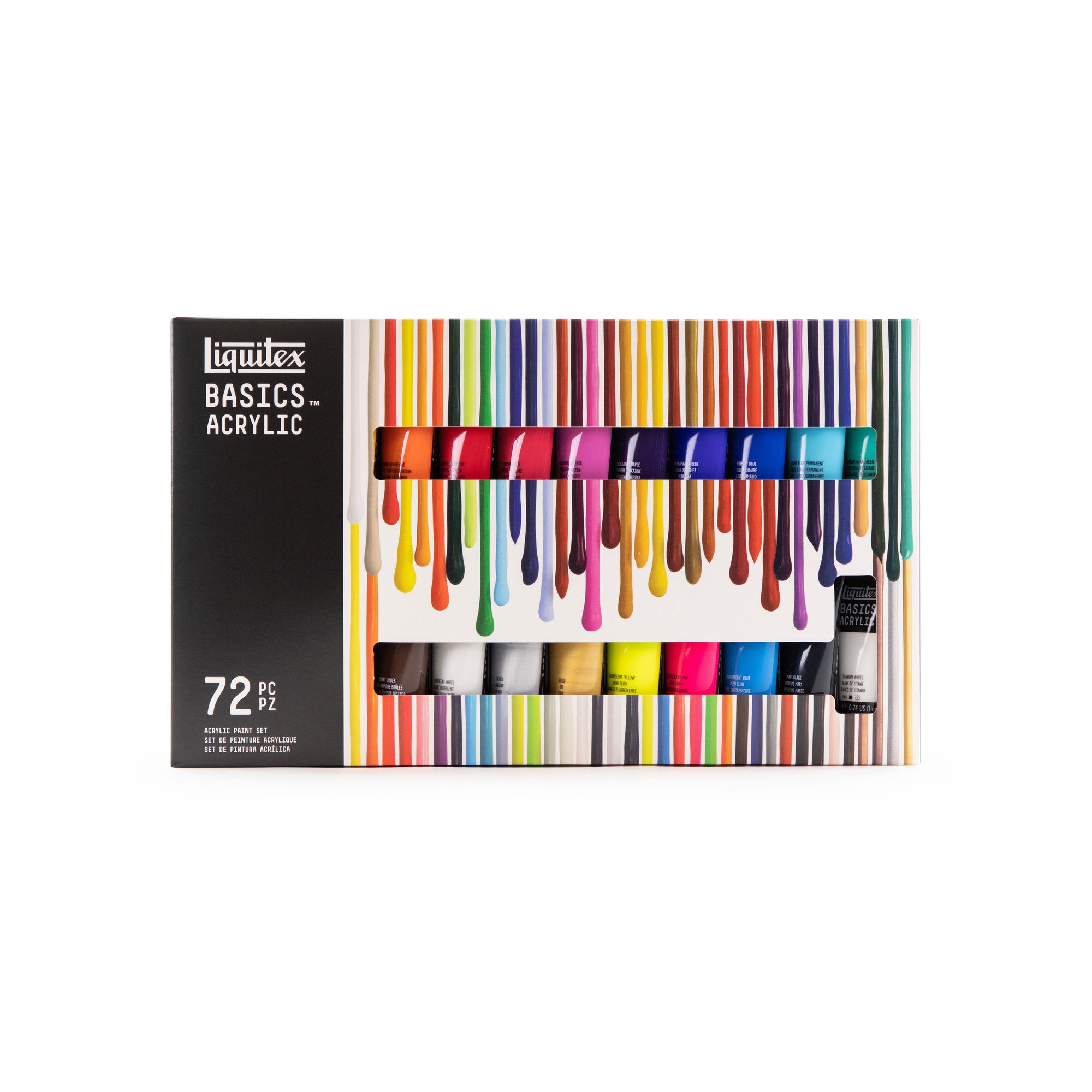 Liquitex BASICS Acrylic Set of 72 x 22ml Tubes
