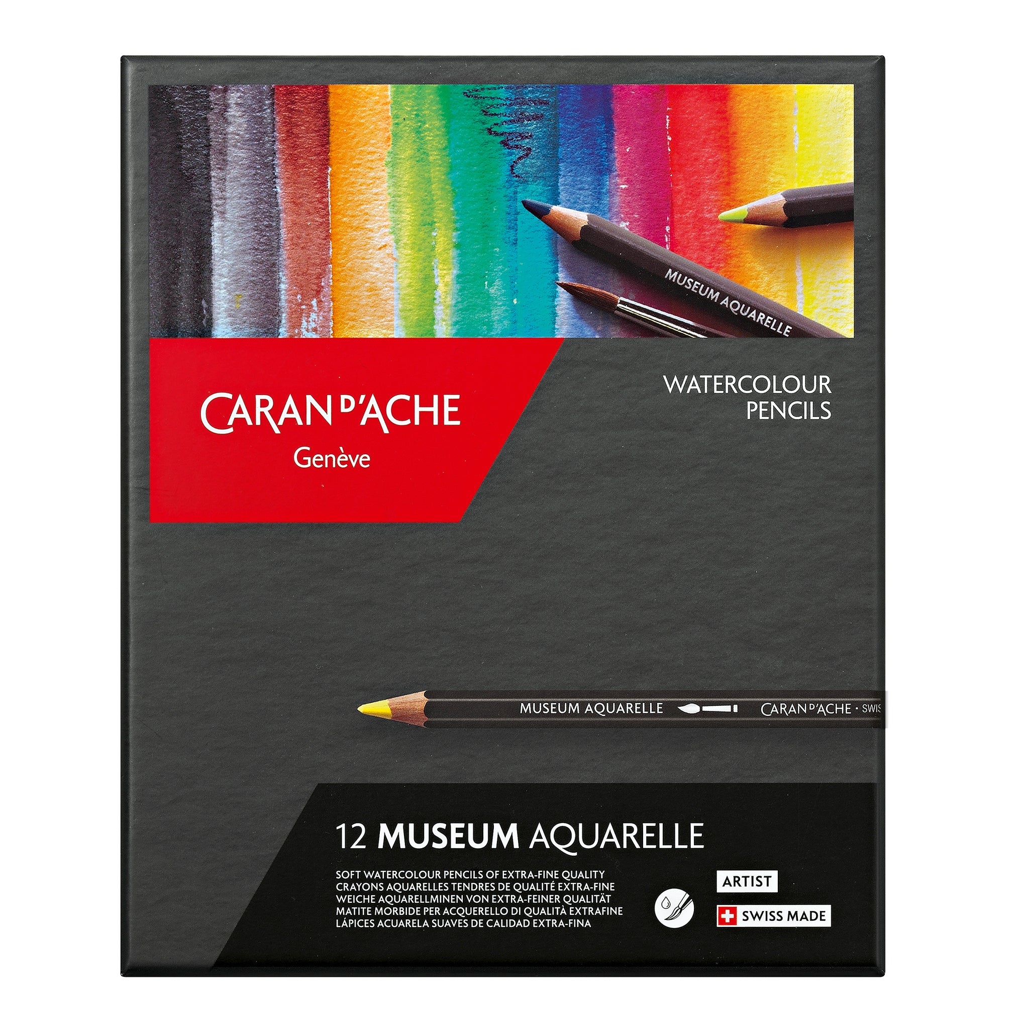 Caran d'Ache Museum Aquarelle - Assorted Set of 12