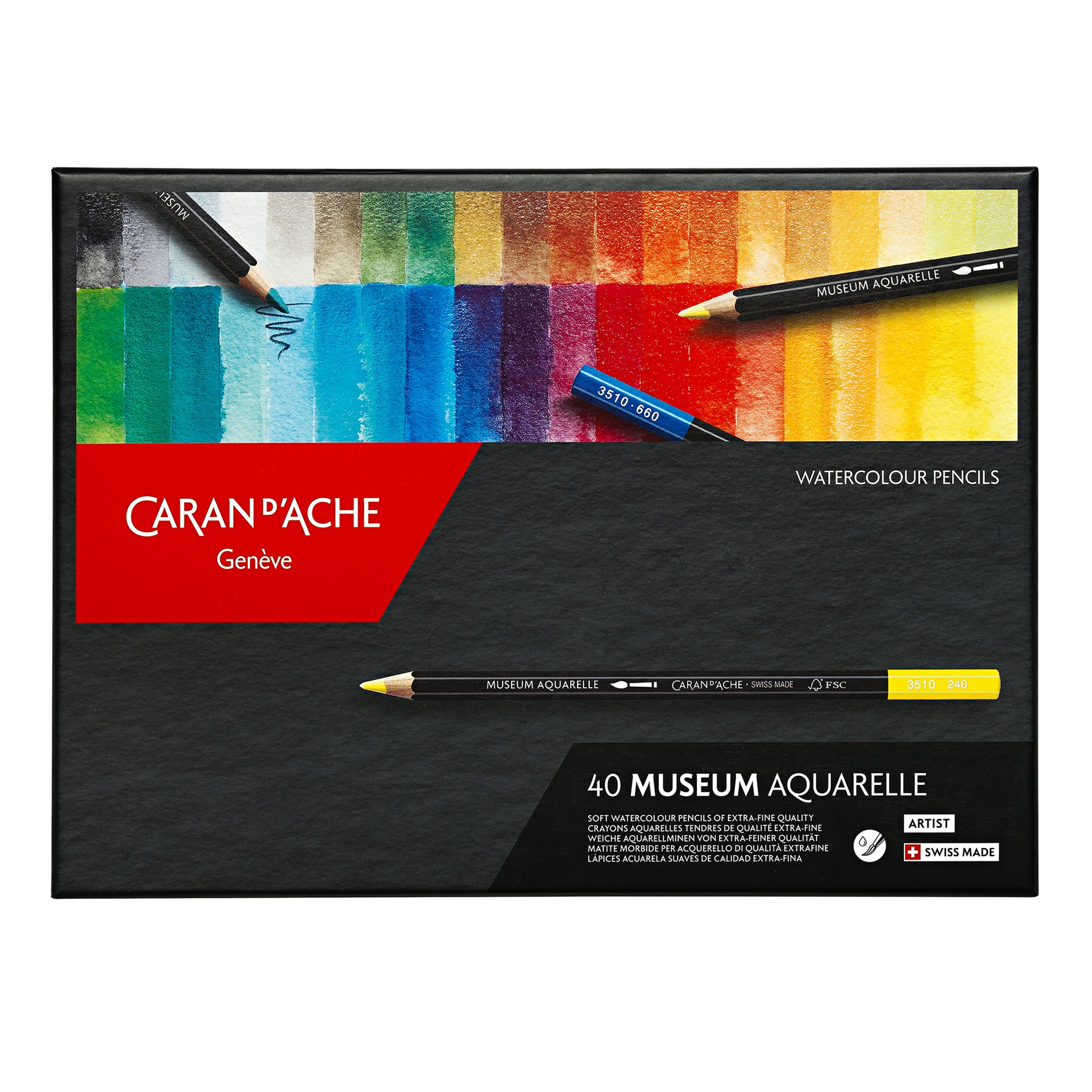 Caran d'Ache Museum Aquarelle - Assorted Set of 40