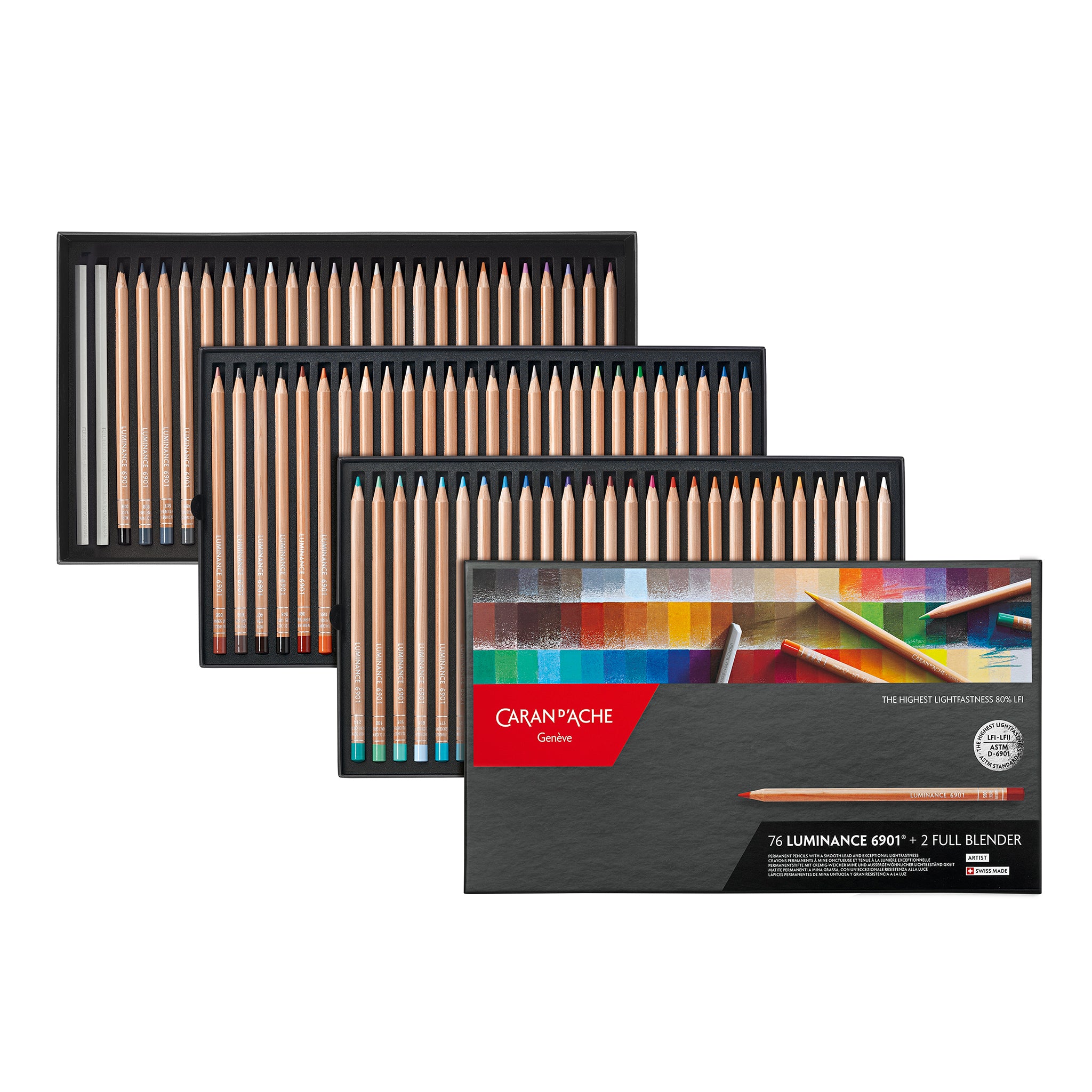 Caran d'Ache Luminance 6901® - Assorted Set of 76