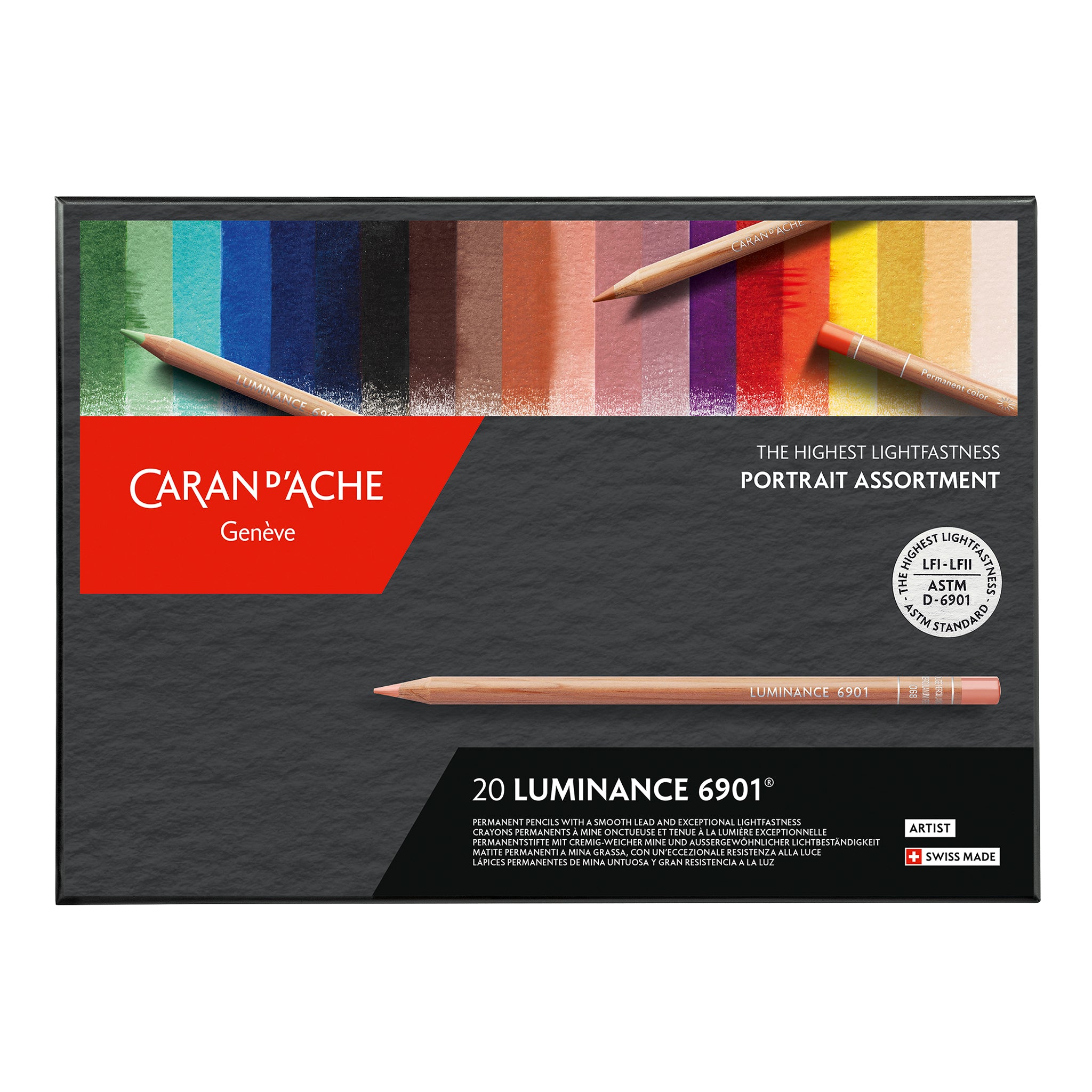 Caran d'Ache Luminance 6901® - Portrait Set of 20