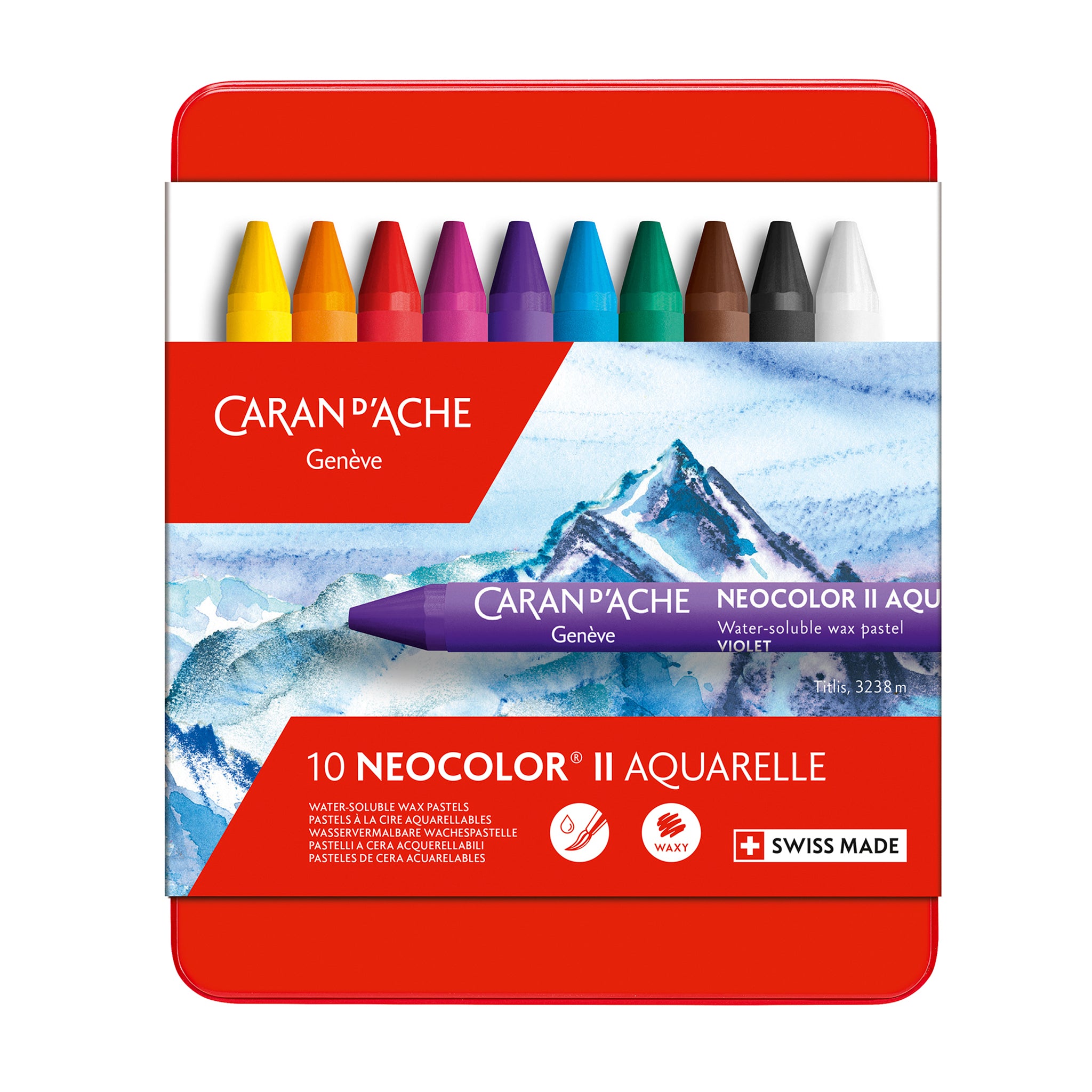 Caran d'Ache Neocolor II - Assorted Set of 10