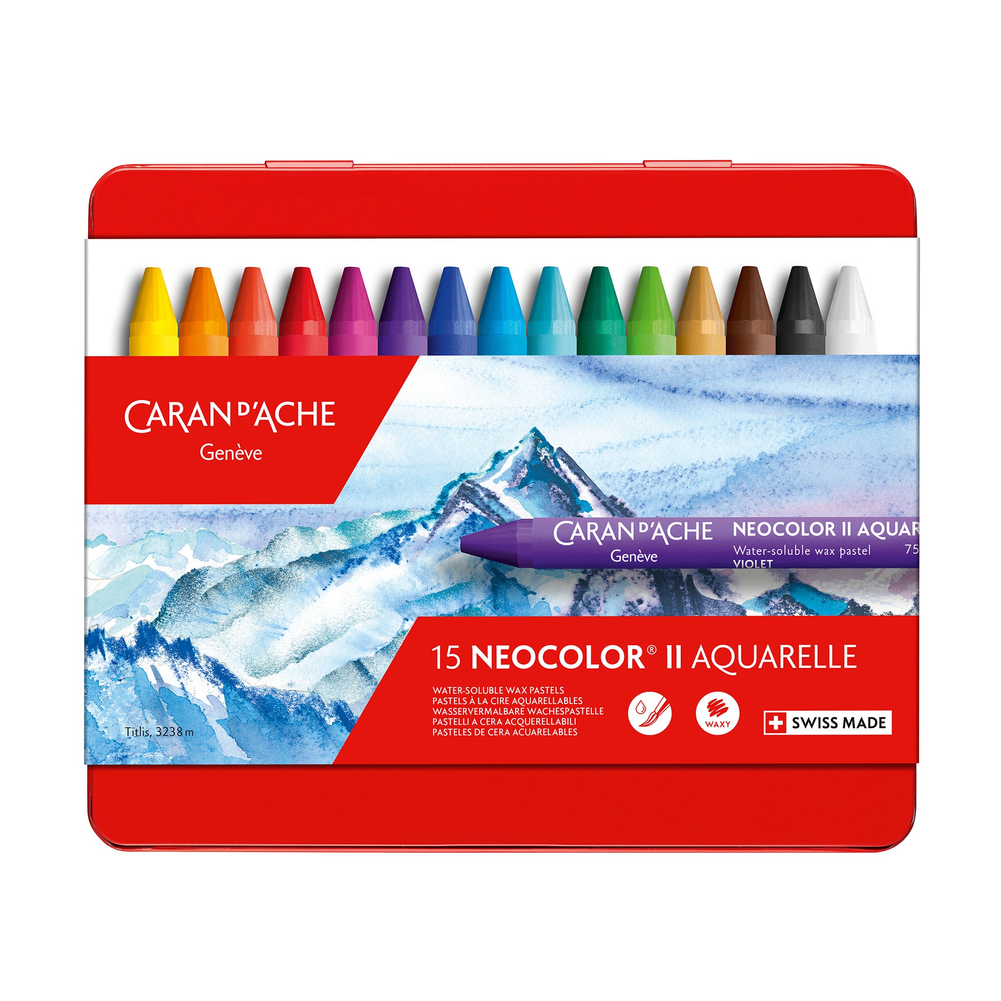 Caran d'Ache Neocolor II - Assorted Set of 15
