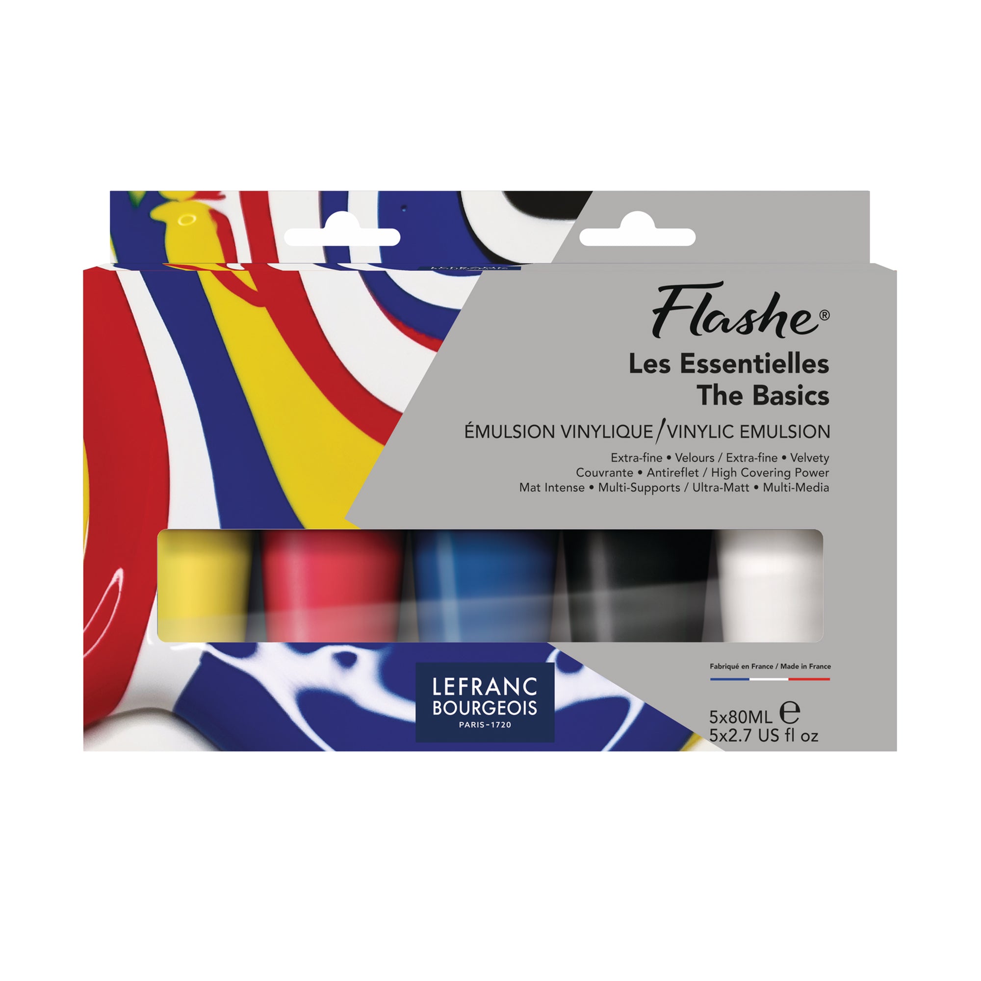 Flashe "The Basics" Set of 5 x 80ml Tubes