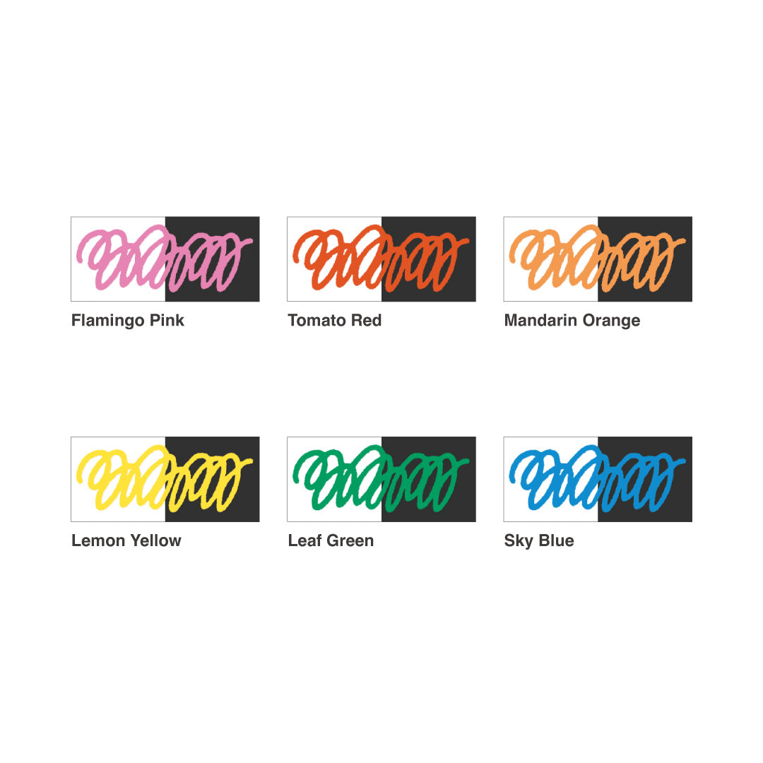COPIC acrea Paint Marker 6 Colors Set Vivid