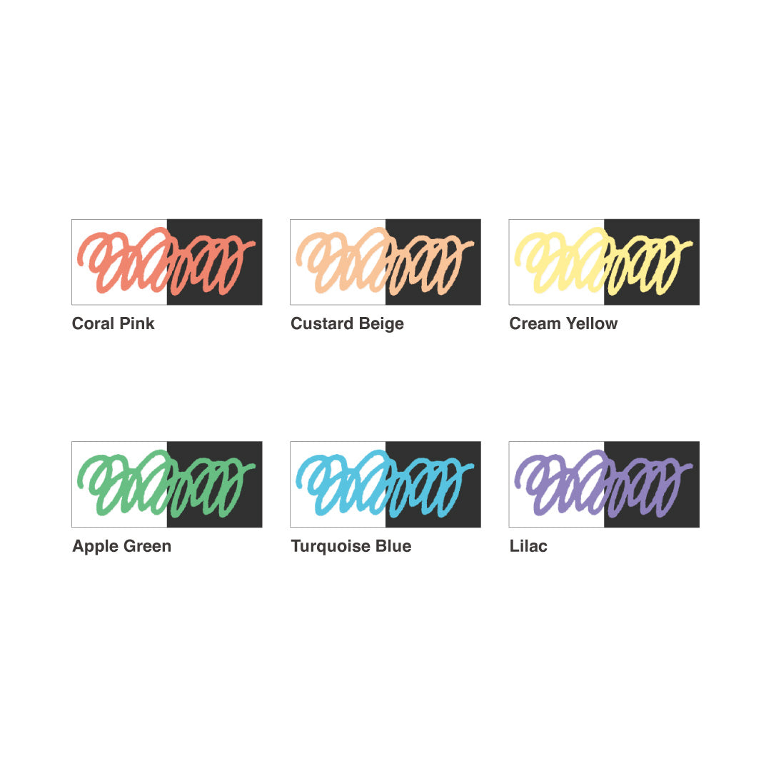 COPIC acrea Paint Marker 6 Colors Set Light