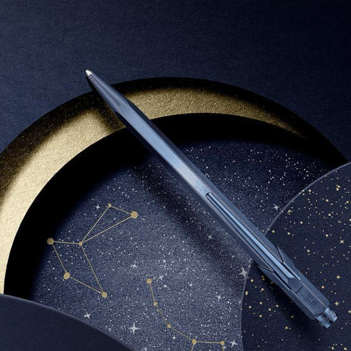 Caran d'Ache Cosmic Blue Edition 849 Ballpoint Pen - Dark Blue