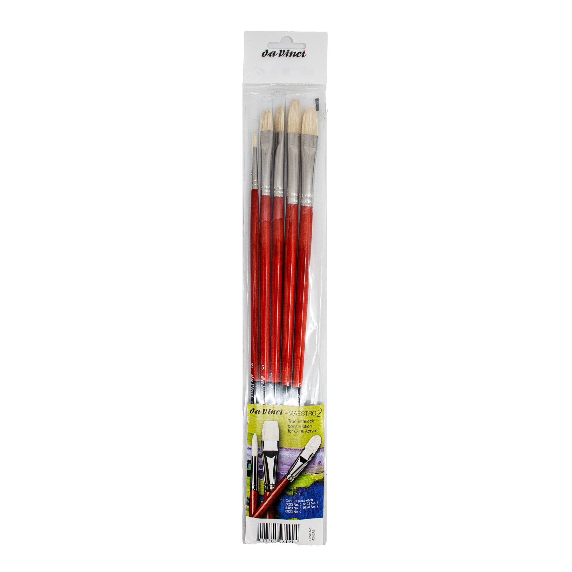 da Vinci MAESTRO2 Acrylic and Oil Brush Set of 5
