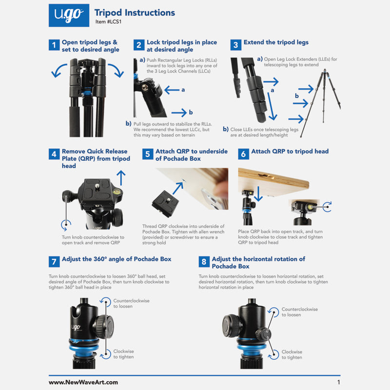 u.go Tripod Model LCS1 (Special Order)
