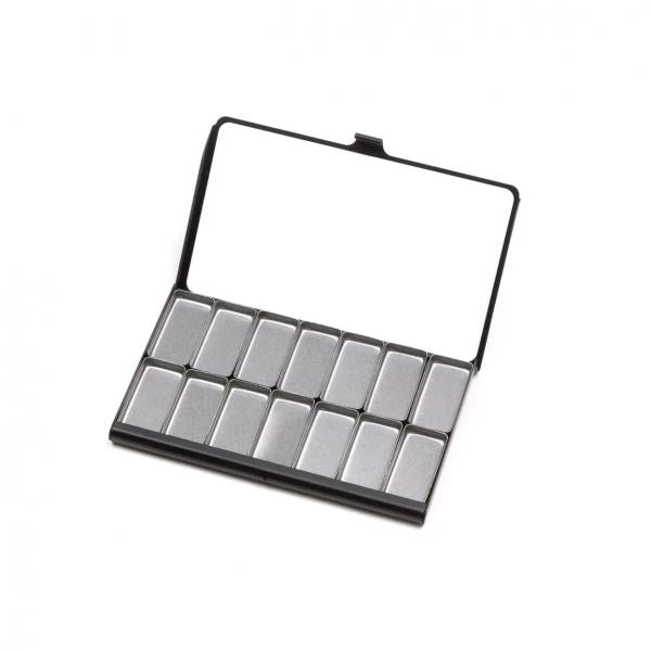 Art Toolkit Pocket Palette with 14 Standard Pans - Black