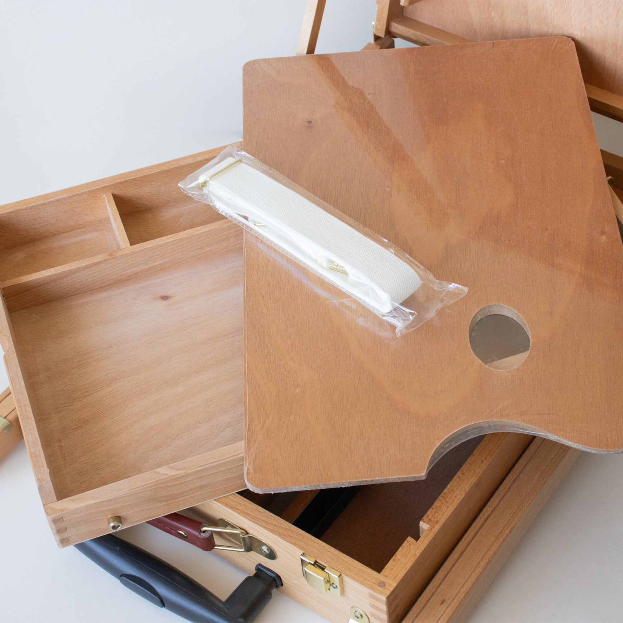 FC Art Portable French Easel with Wheels