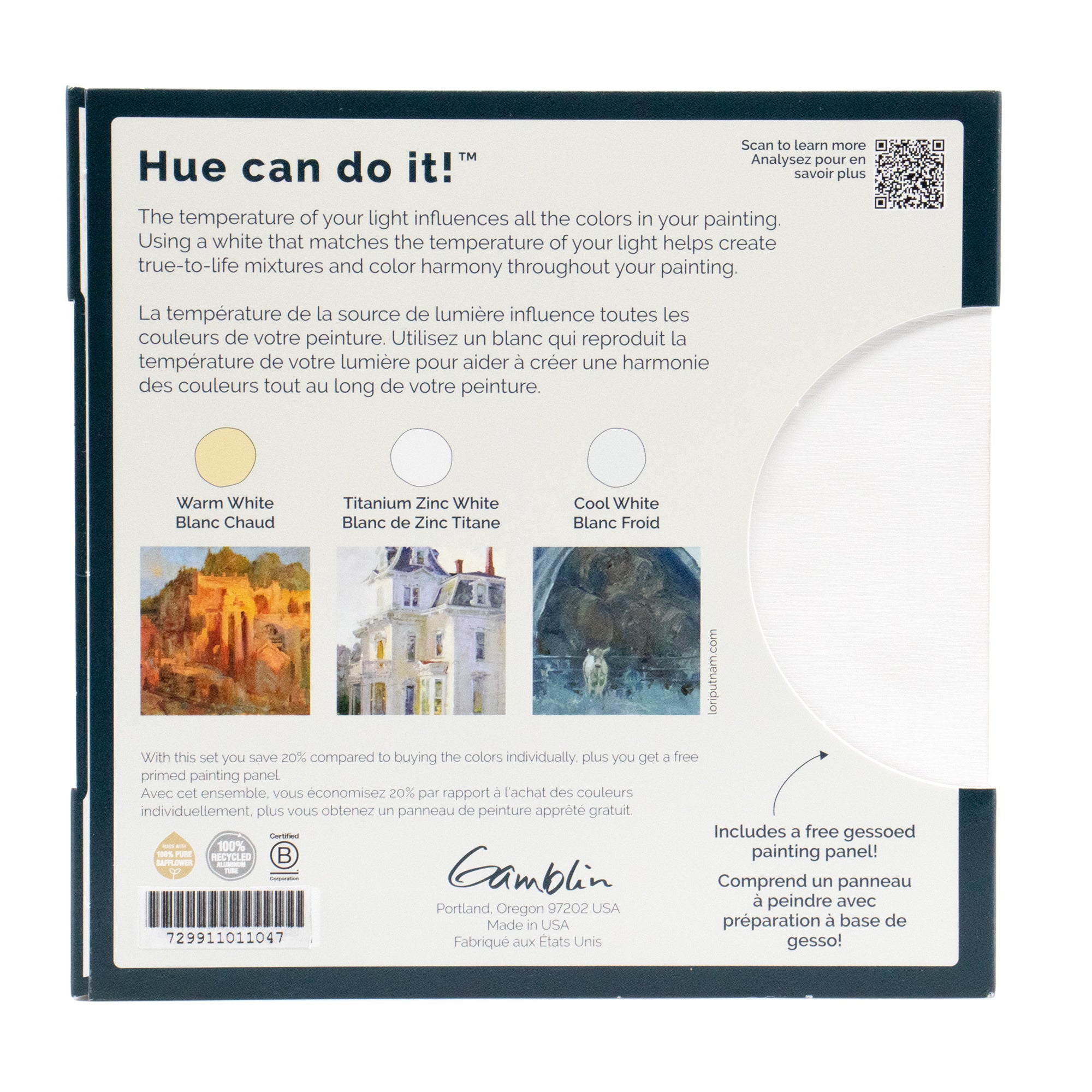 Gamblin Artist's Oil Colors - Whites Set of 3