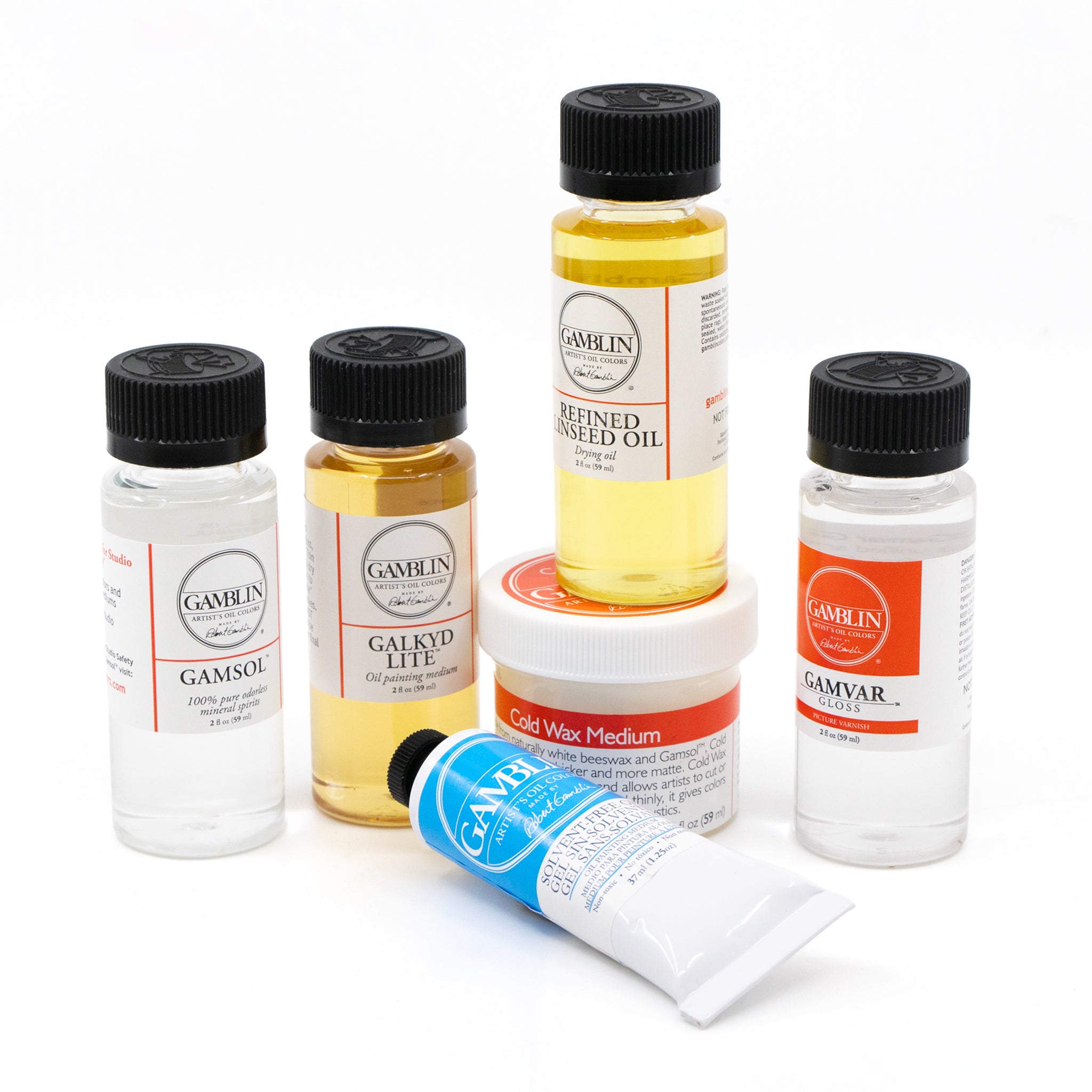 Gamblin Oil Painting Must Haves Medium Set of 6