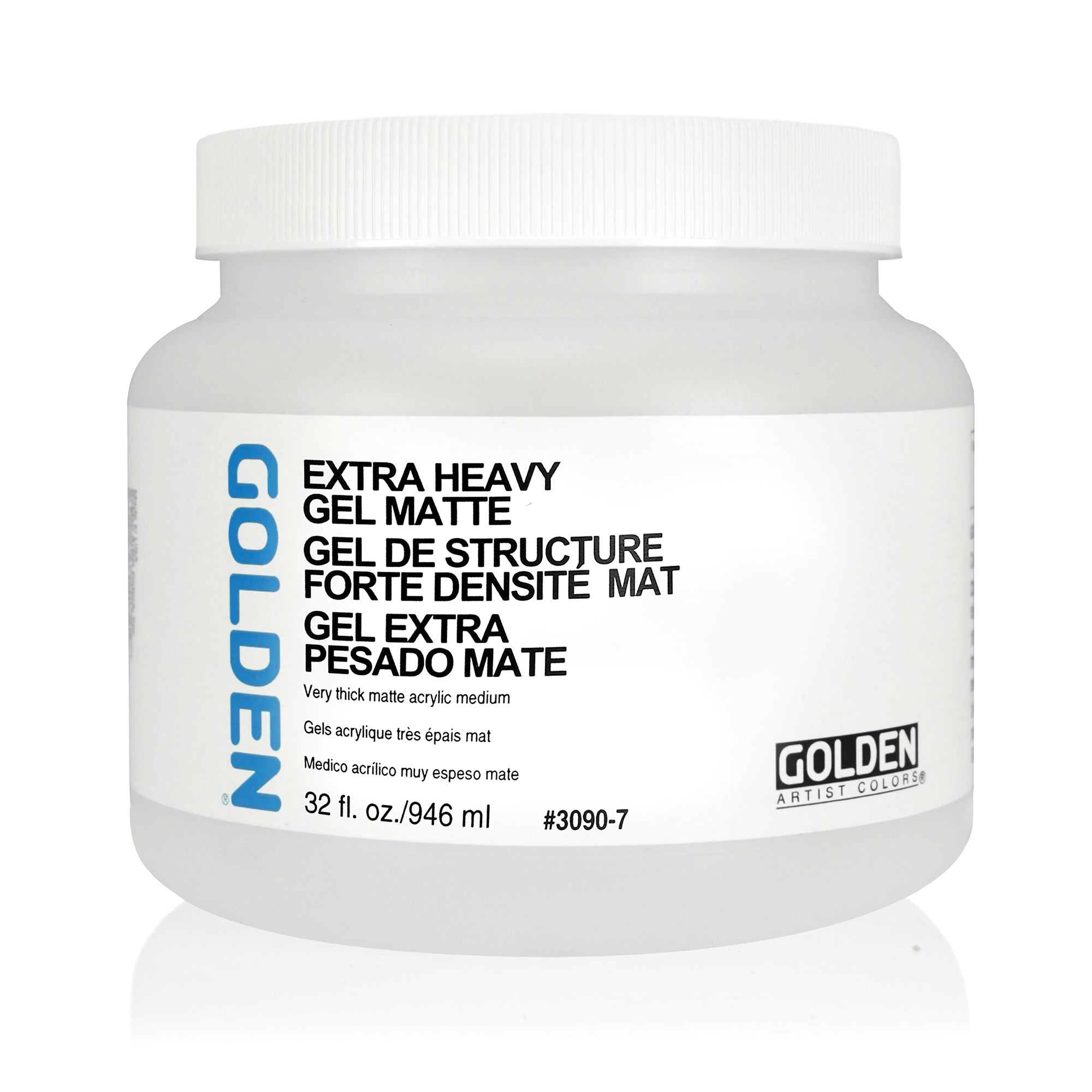 GOLDEN Extra-Heavy Gel Medium Matte - 32oz