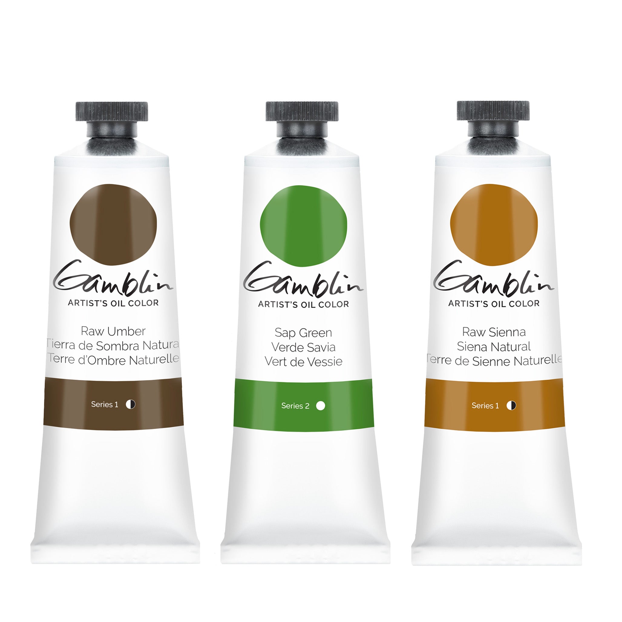 Gamblin Artist's Oil Colors - Brown or Green