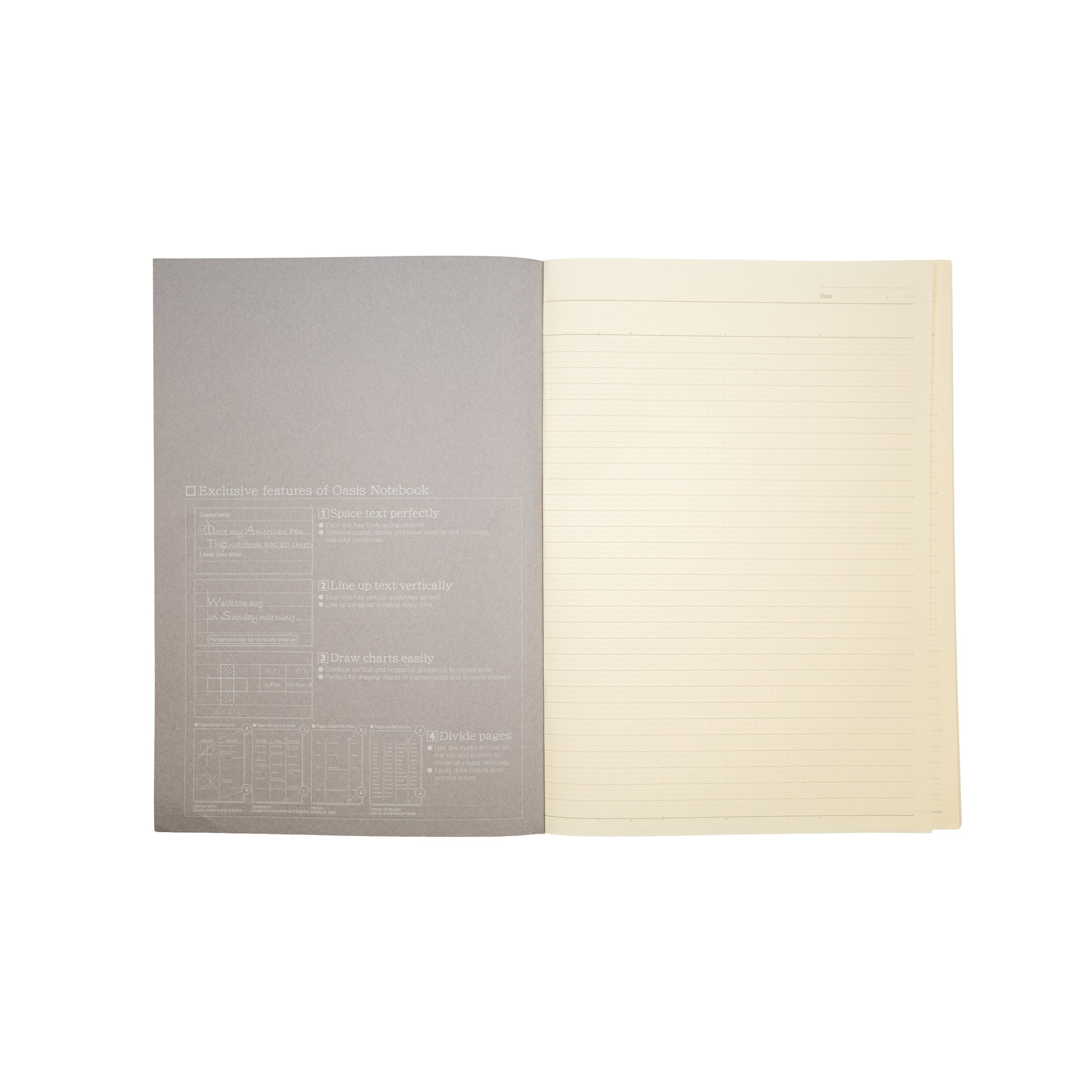 Itoya Profolio Oasis Notebook - Grey