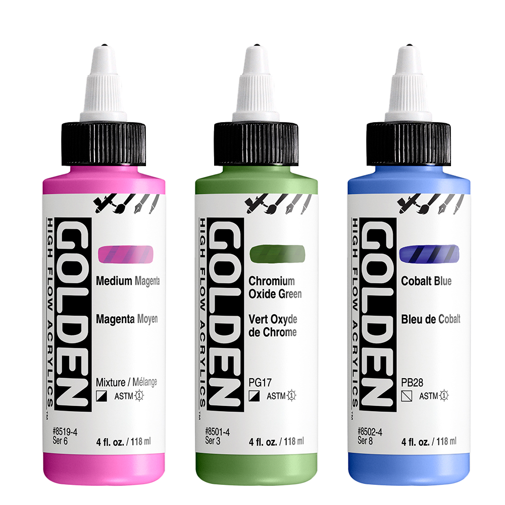 GOLDEN High Flow Acrylics 4oz