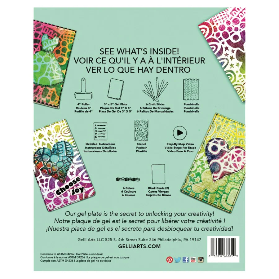 Gelli Arts Handmade Card Kit