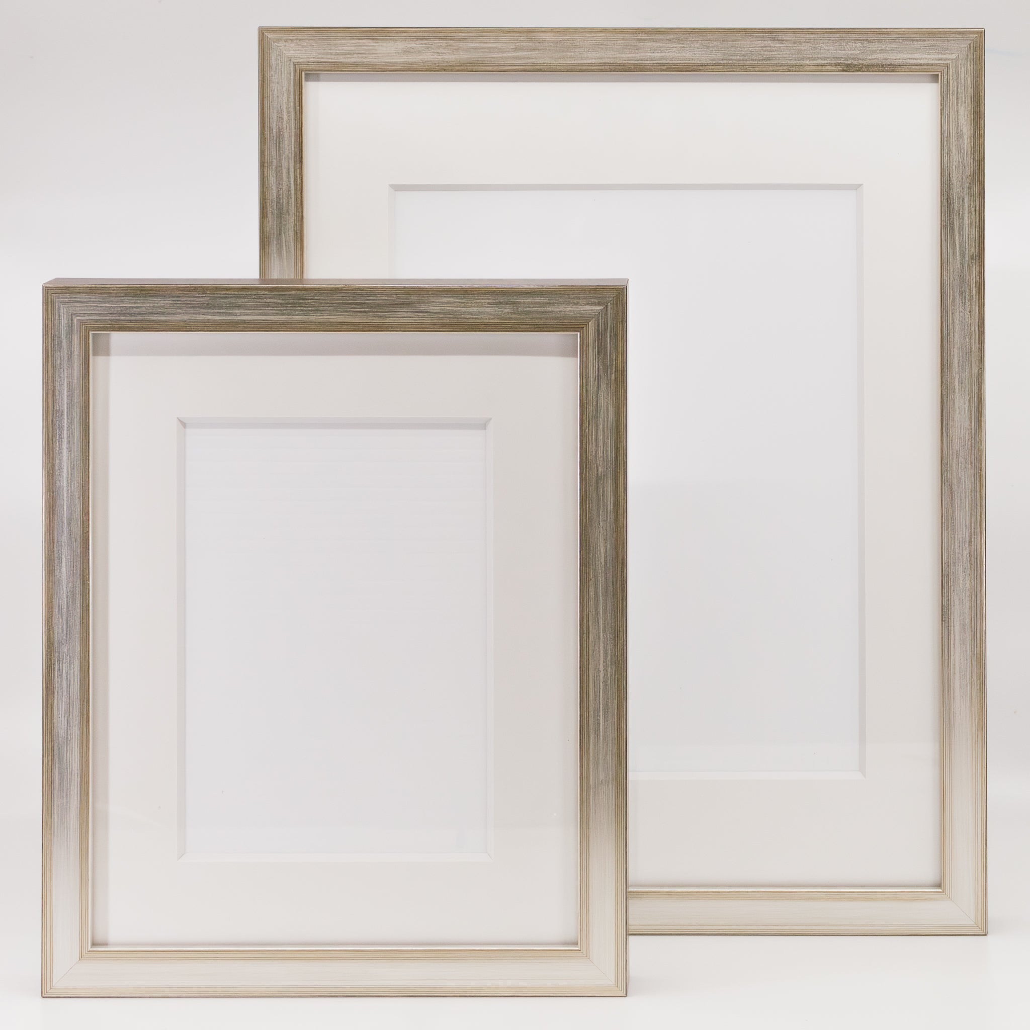 Opus West Coast Wood Frames with Glass - Nickel
