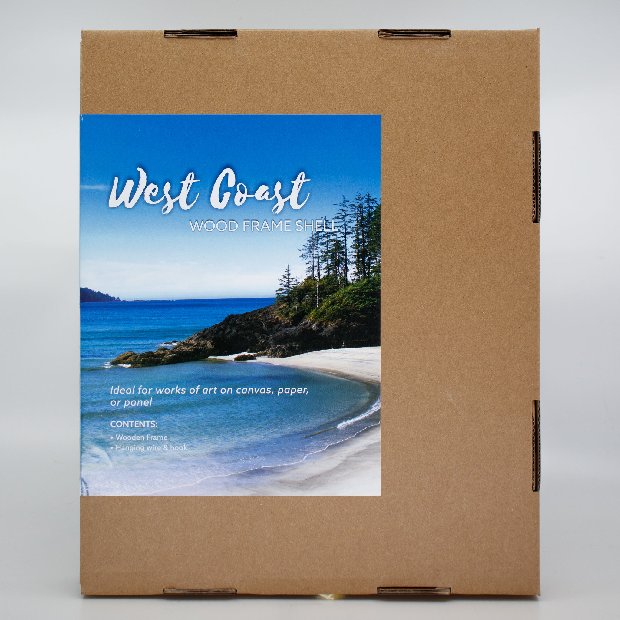 Opus West Coast Wood Frames with Glass - Nickel