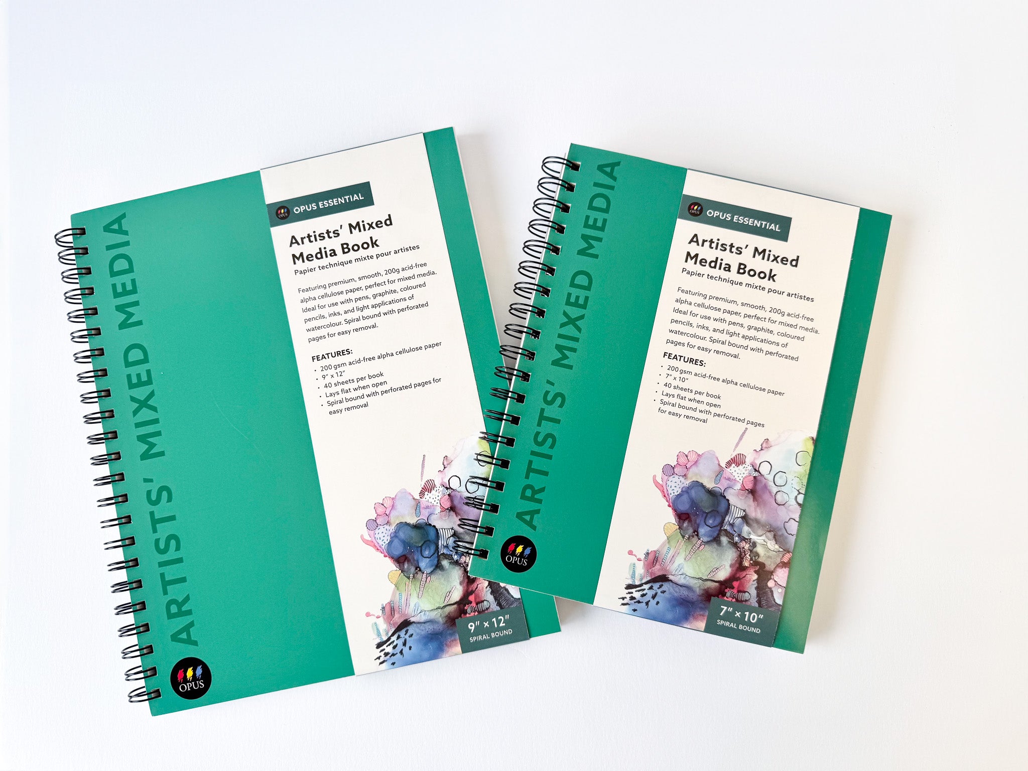 Opus Essential Artists' Mixed Media Wirebound Books