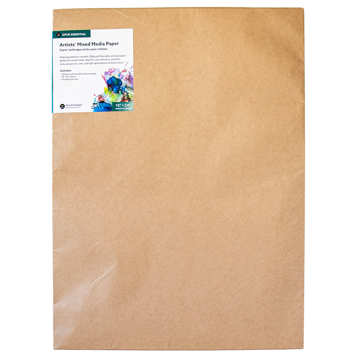 Opus Essential Artists' Mixed Media Paper - Pack of 50 Sheets