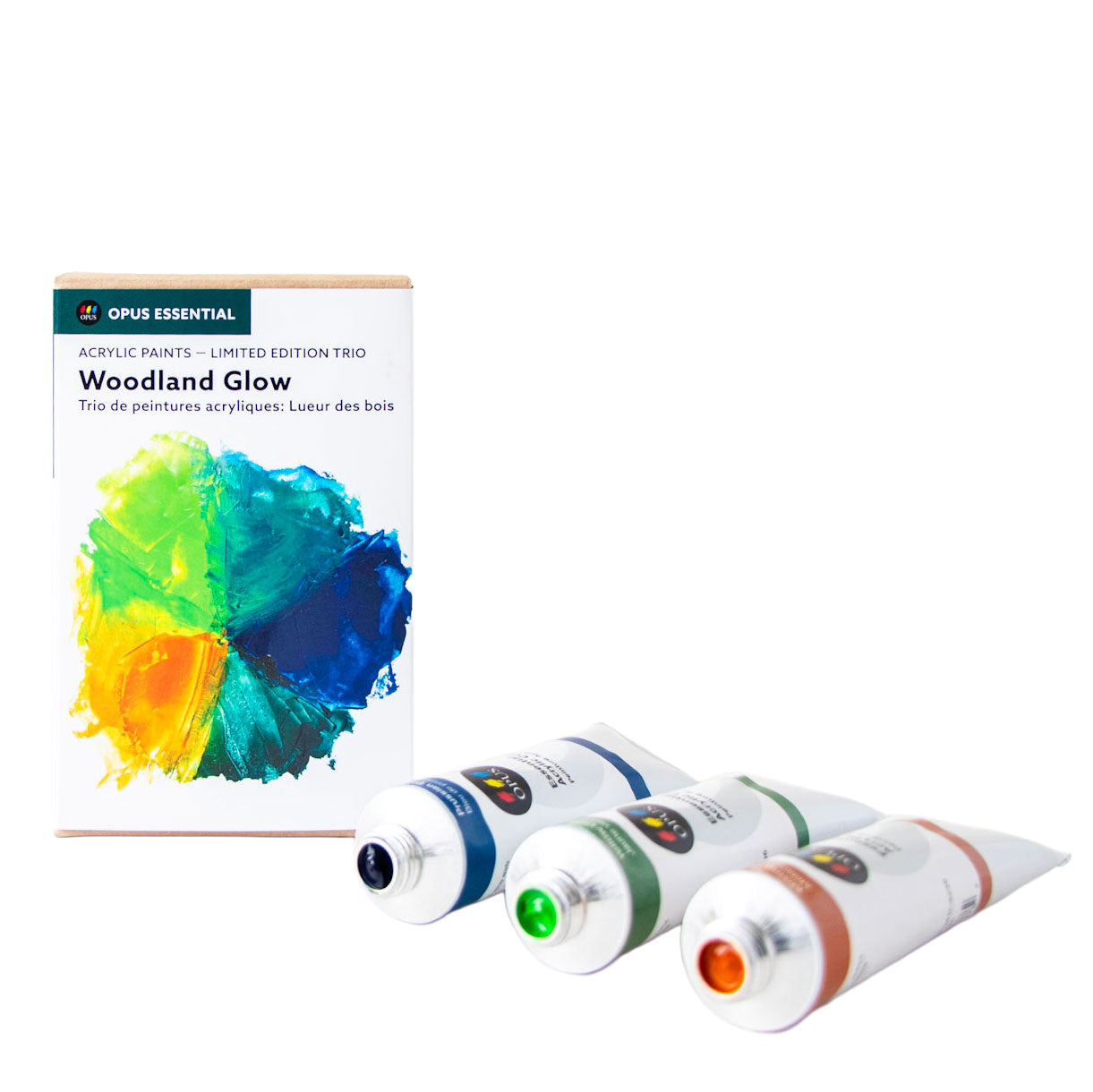Opus Essential Acrylic Woodland Glow Limited Ed. Set of 3 x 60ml Tubes