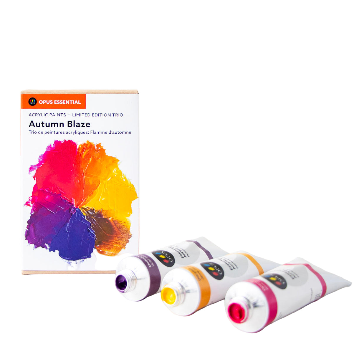 Opus Essential Acrylic Autumn Blaze Limited Ed. Set of 3 x 60ml Tubes