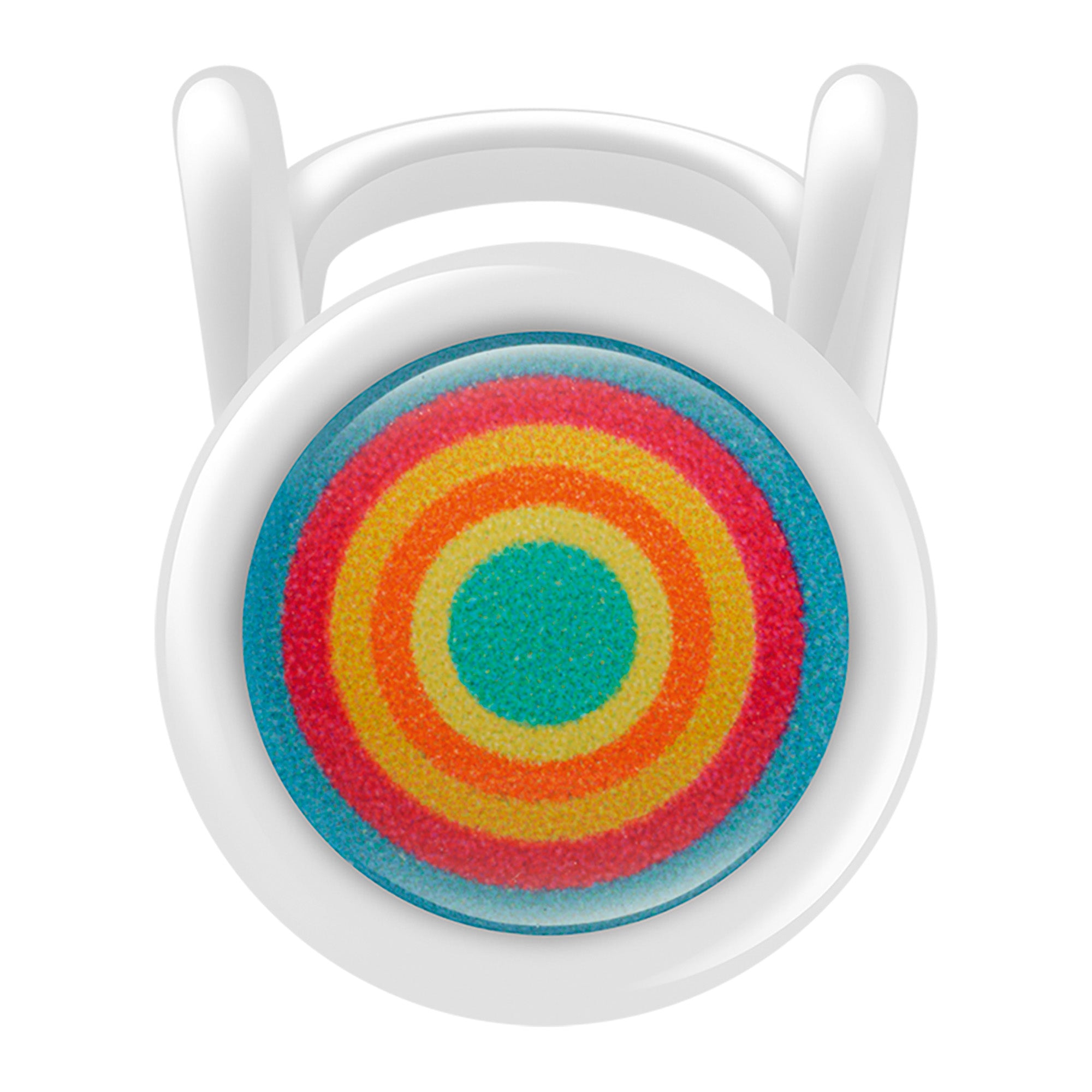 LAMY Safari All White with Multi-Coloured Rings