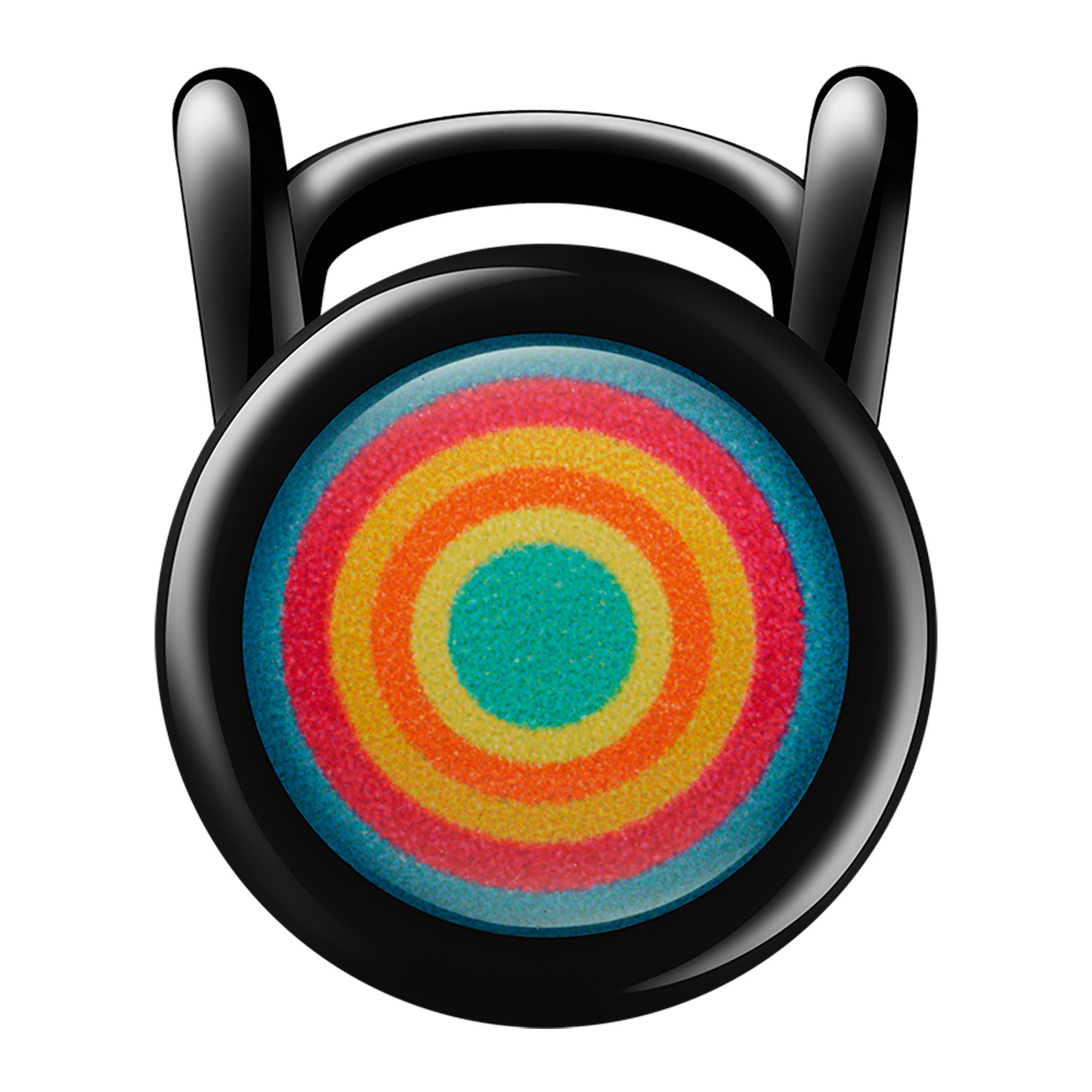 LAMY Safari All Black with Multi-Coloured Rings