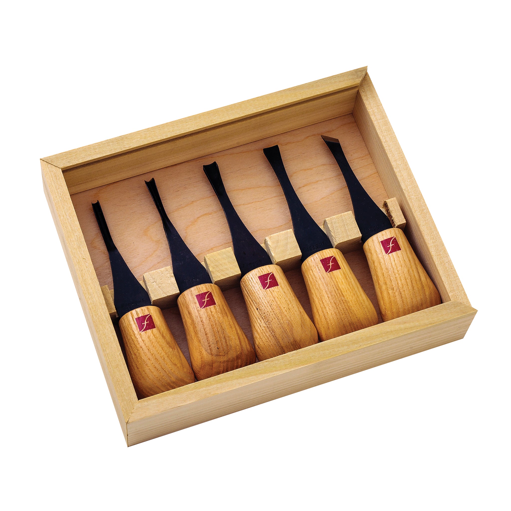 Flexcut Wood Carving Palm Tool Beginners Set of 5