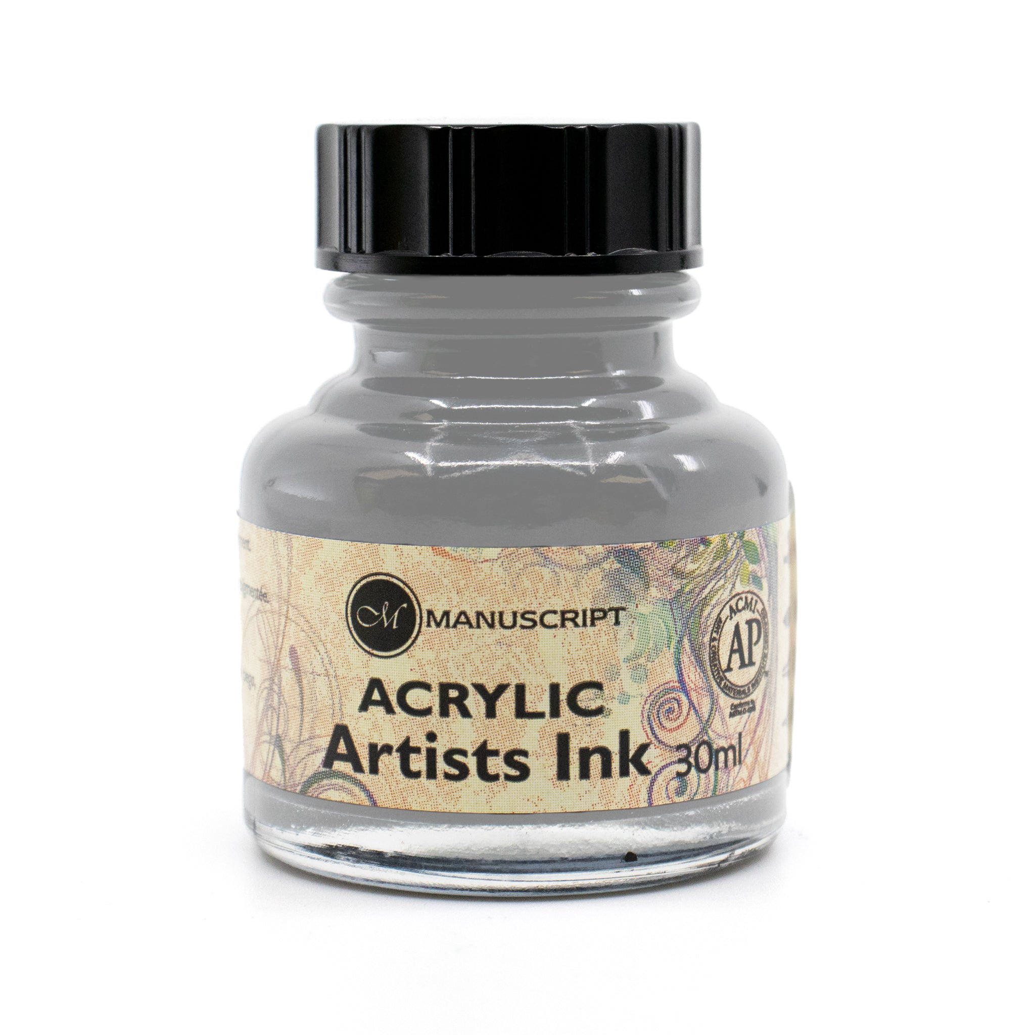 Manuscript Silver Acrylic Ink 30 ml - While Qty's Last