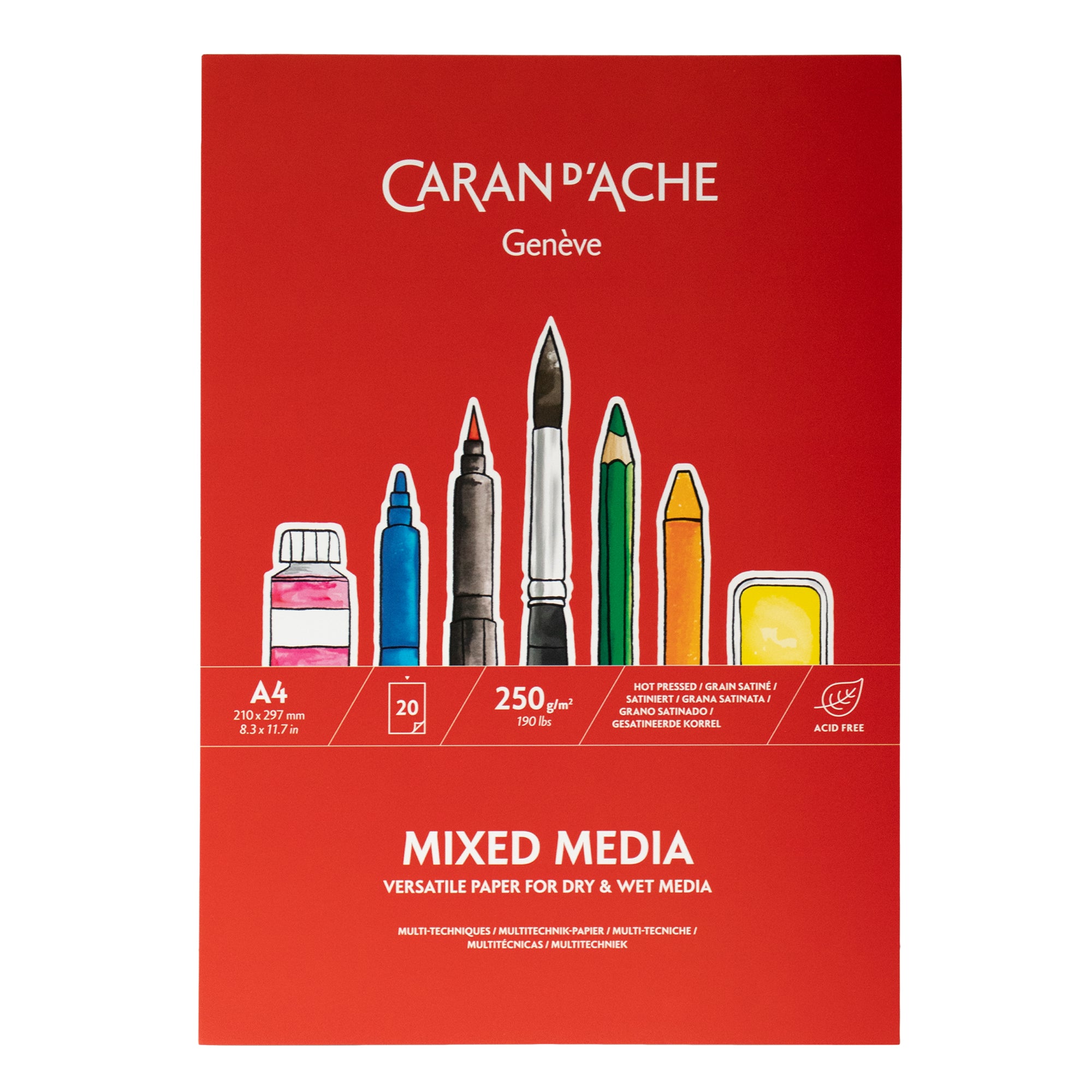 Caran d'Ache Mixed Media Pad A4