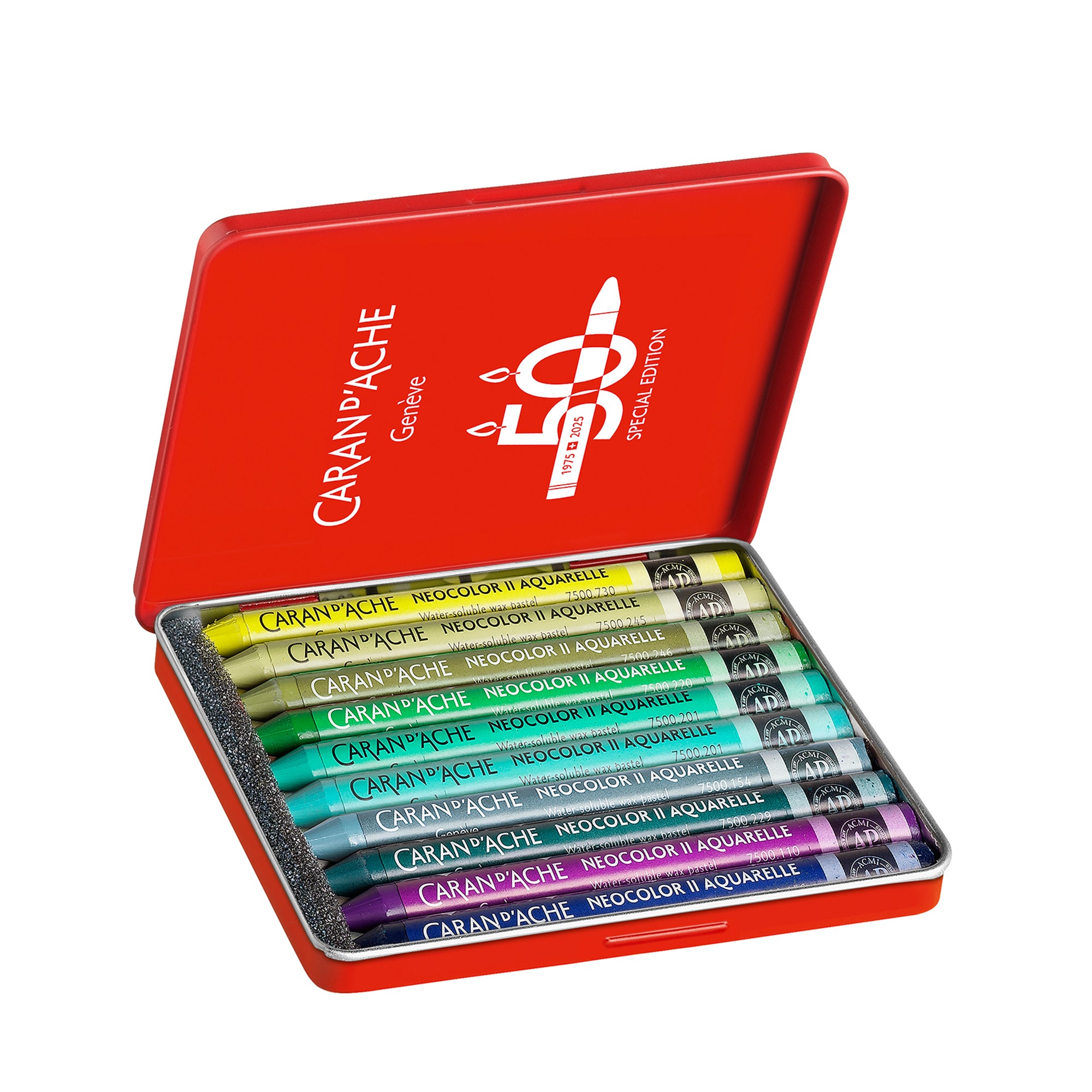 Caran d'Ache Neocolor II - 50 Years Lush Set of 10