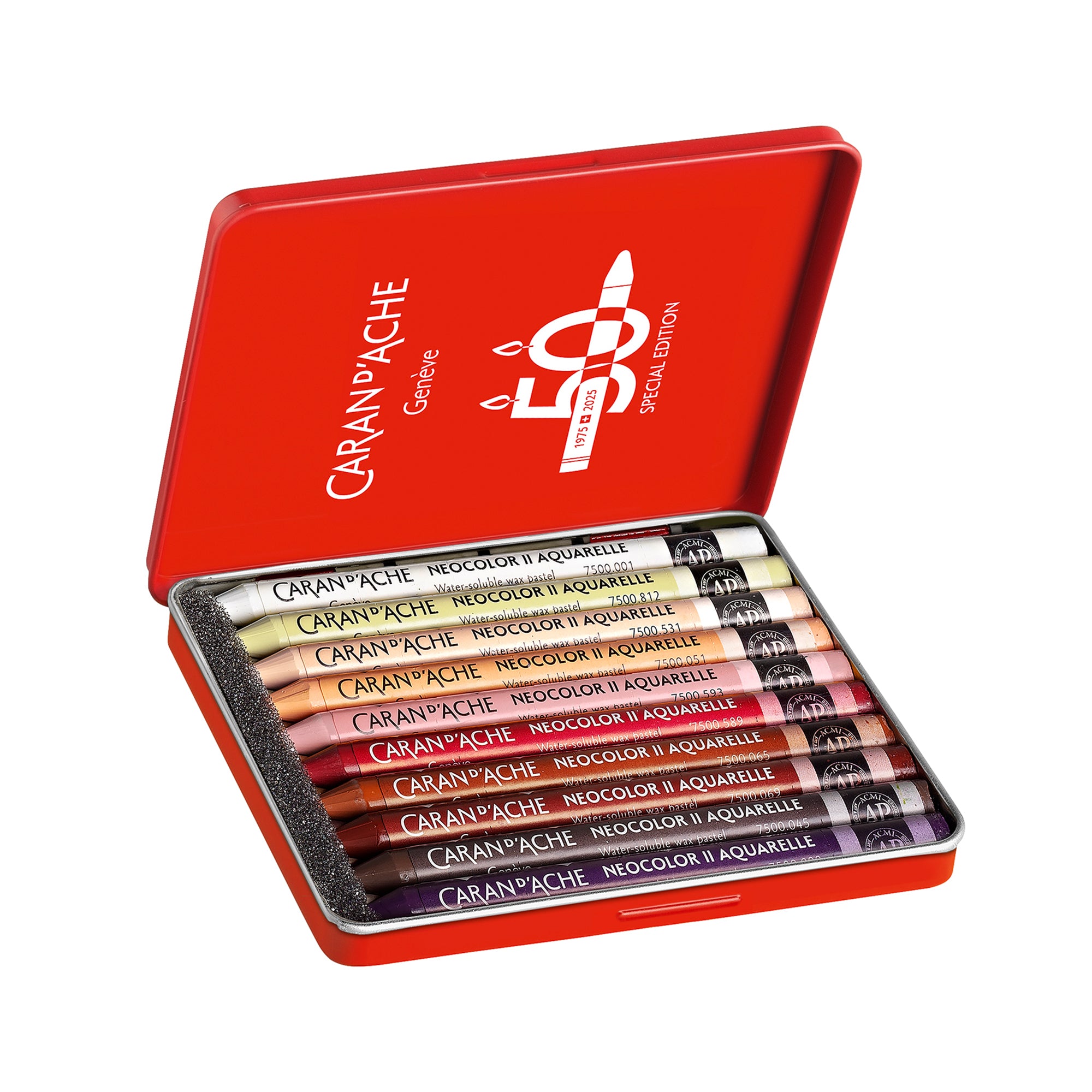 Caran d'Ache Neocolor II - 50 Years Portrait Set of 10