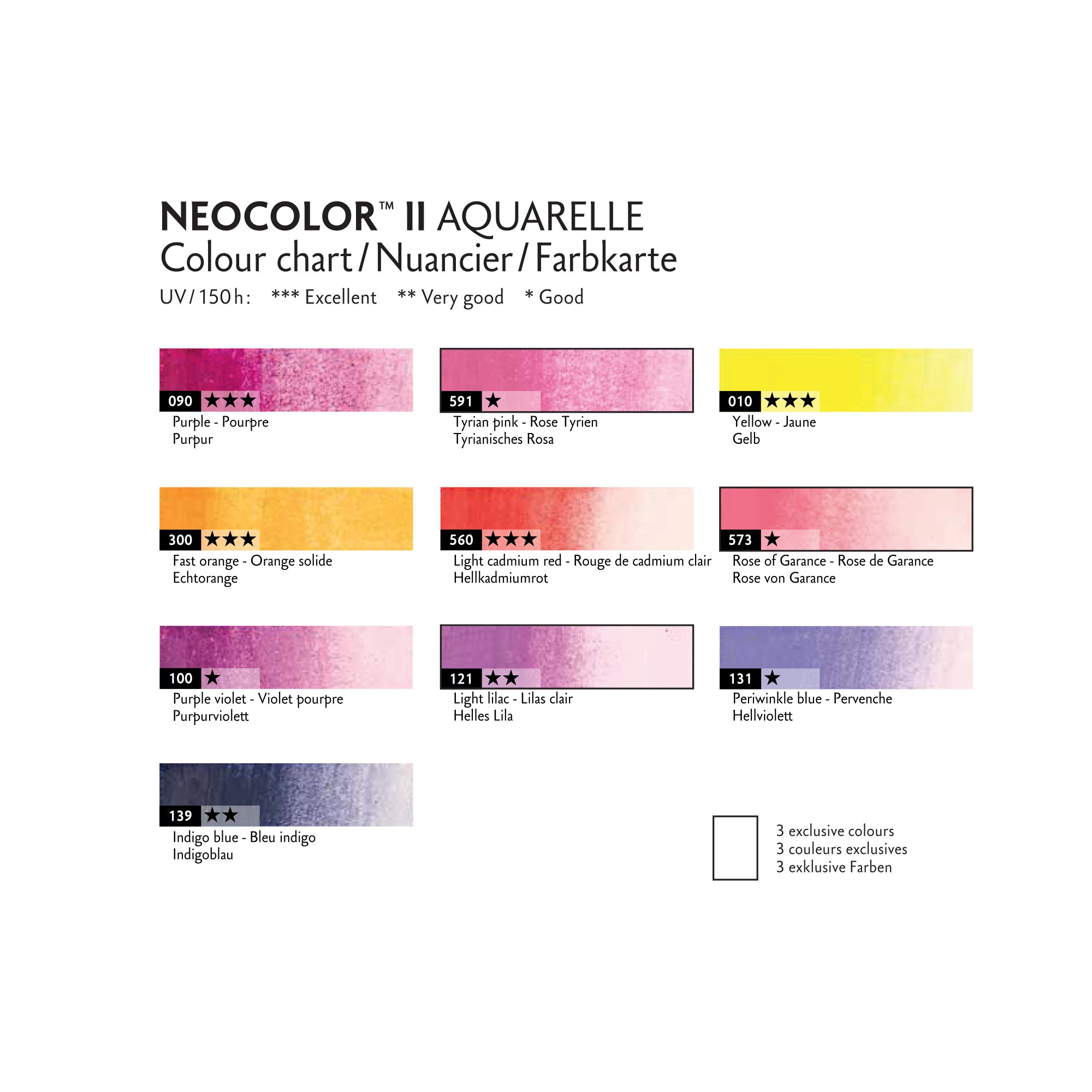 Caran d'Ache Neocolor II - 50 Years Pop Set of 10