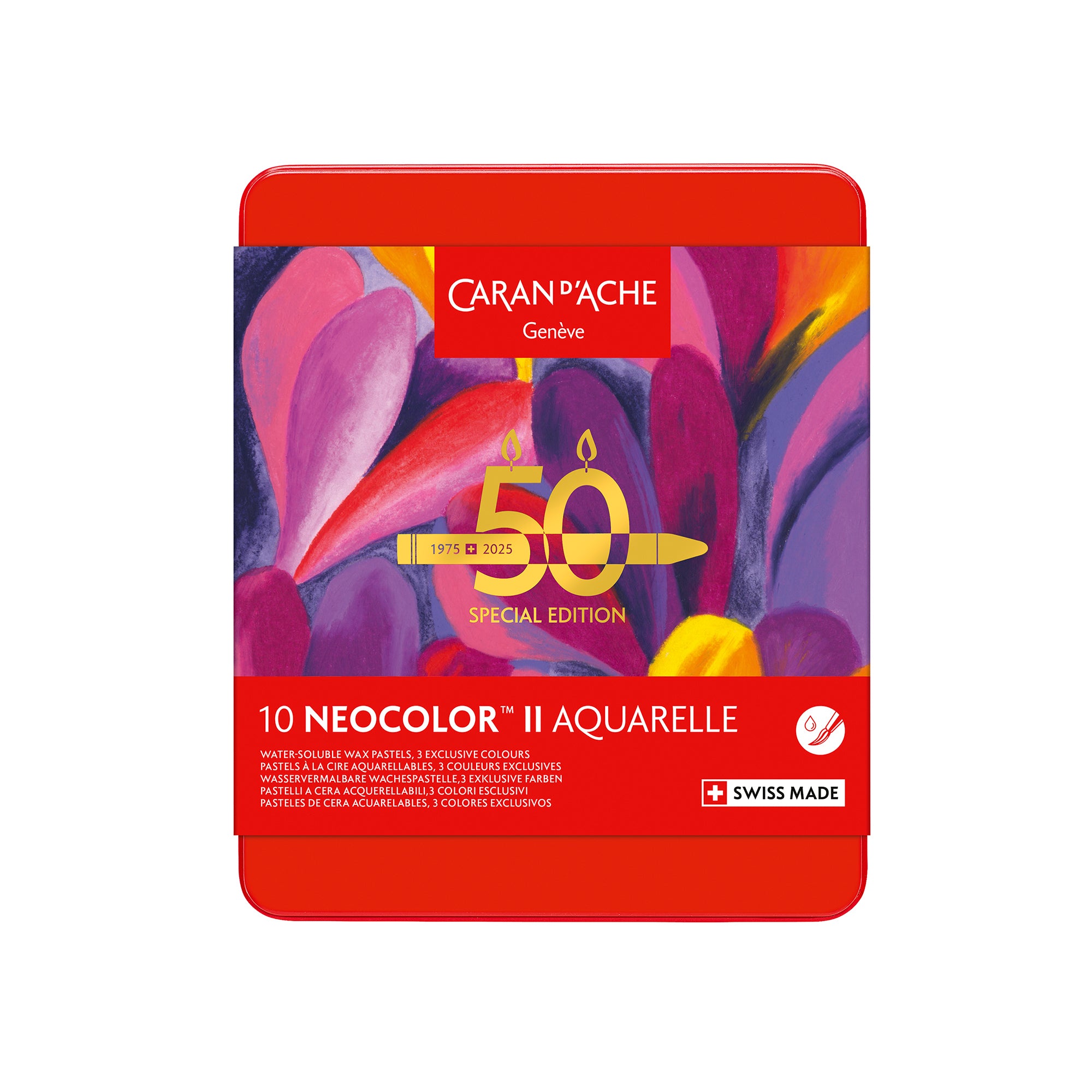 Caran d'Ache Neocolor II - 50 Years Pop Set of 10