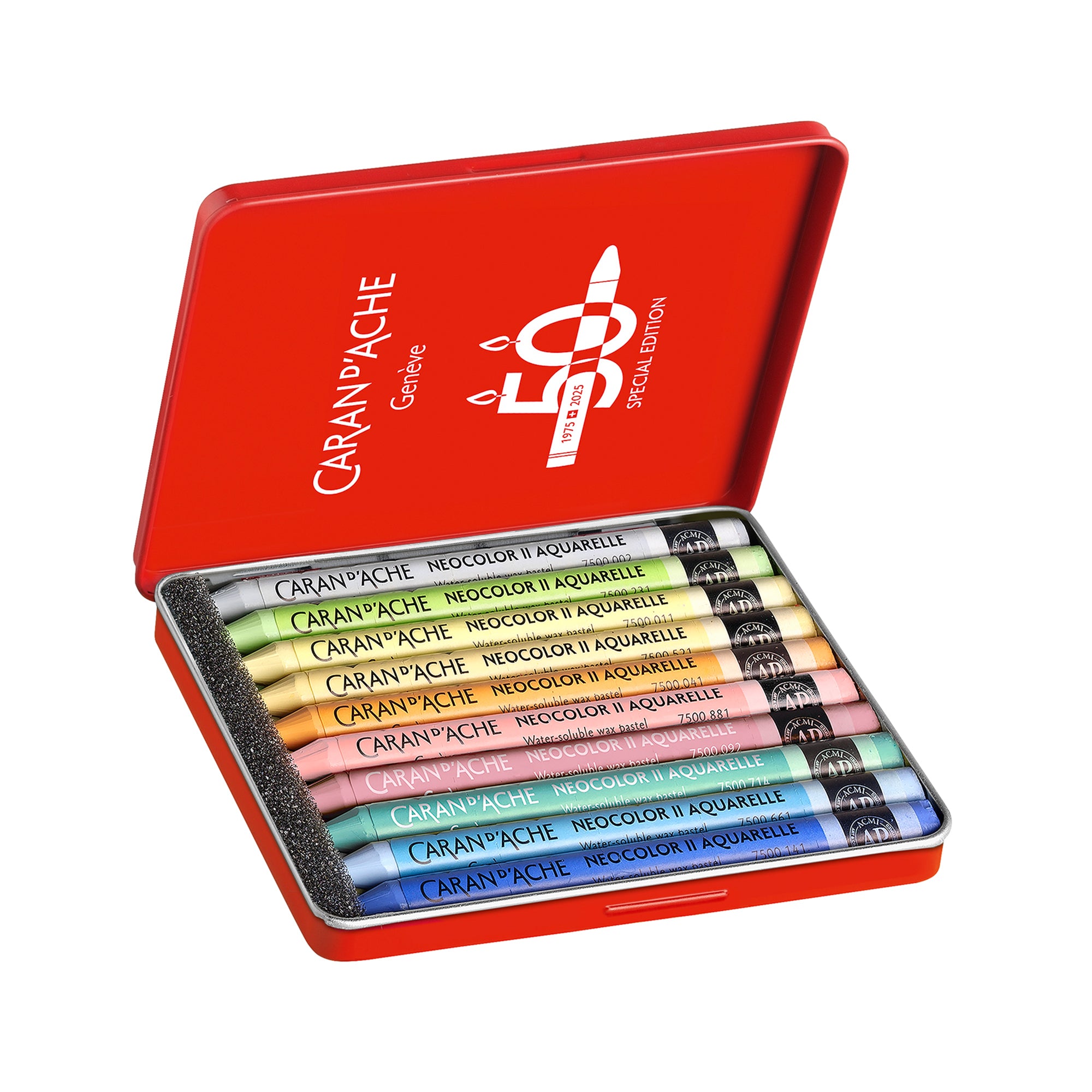 Caran d'Ache Neocolor II - 50 Years Pastel Set of 10