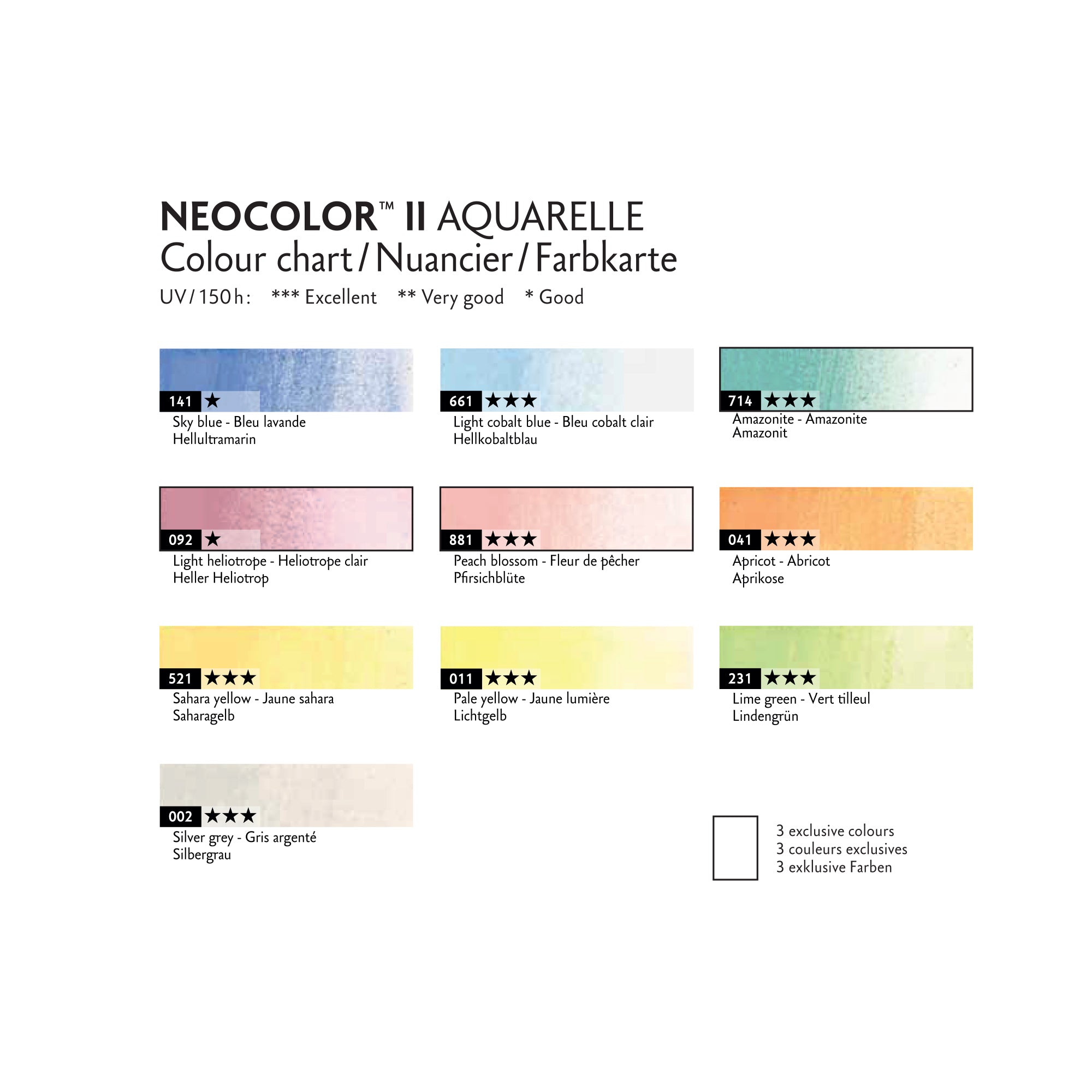 Caran d'Ache Neocolor II - 50 Years Pastel Set of 10