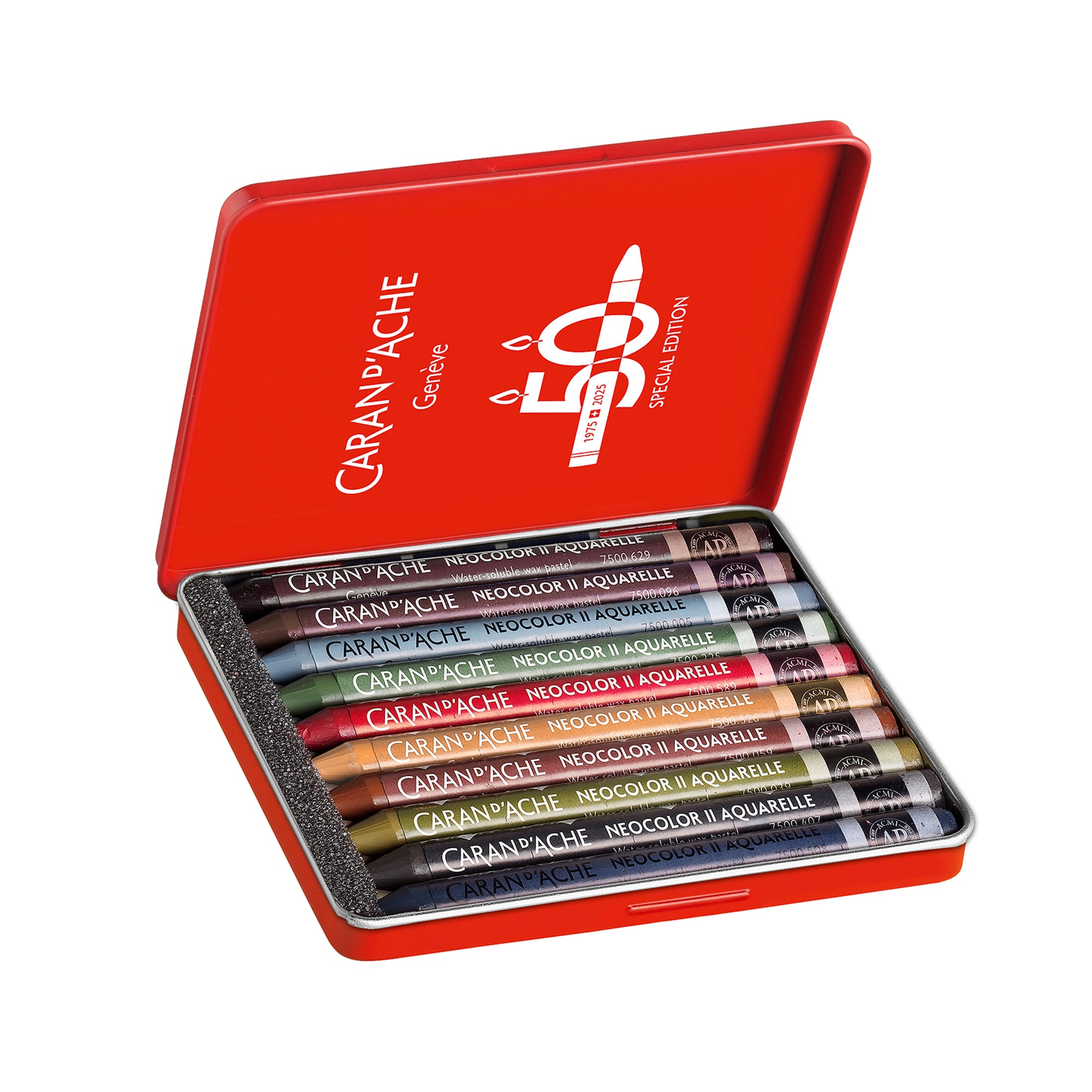 Caran d'Ache Neocolor II - 50 Years Dark Set of 10