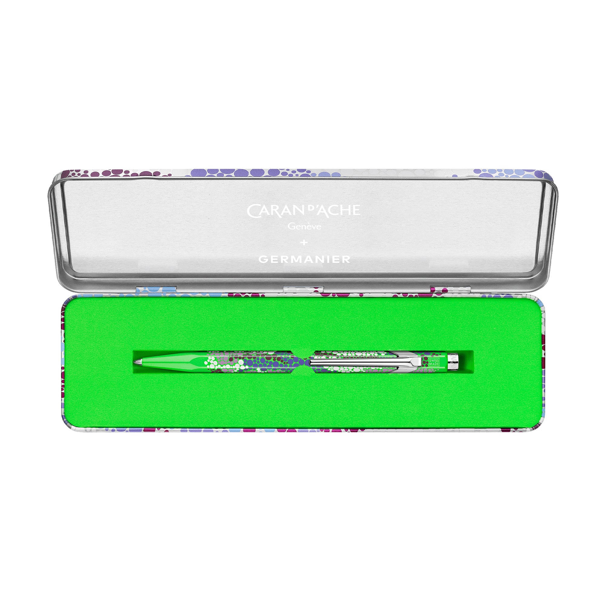 Caran d'Ache 849 Germanier Edition Medium Ballpoint Pen - Neon Green