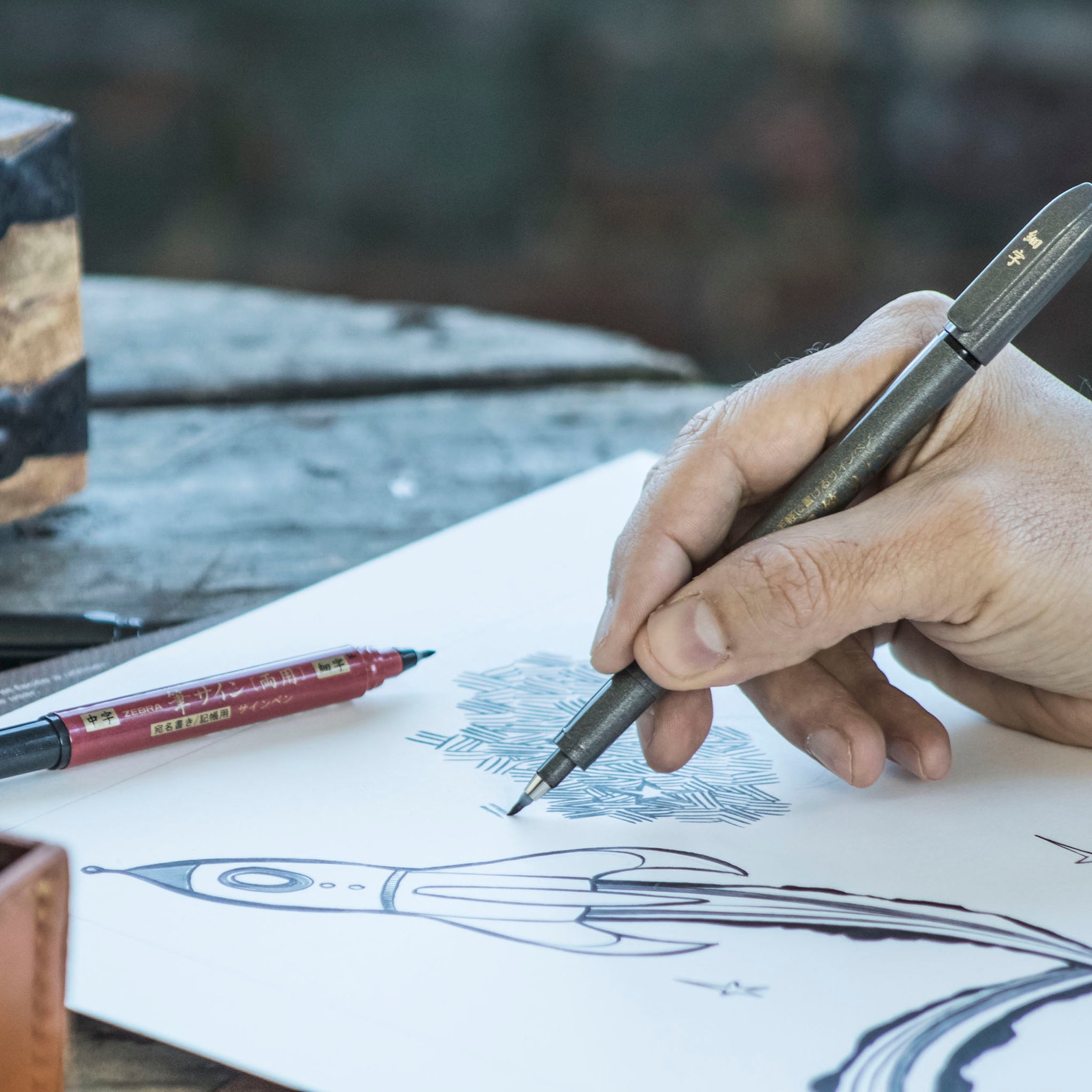 Zebra Zensations Brush Pens - Single-Ended