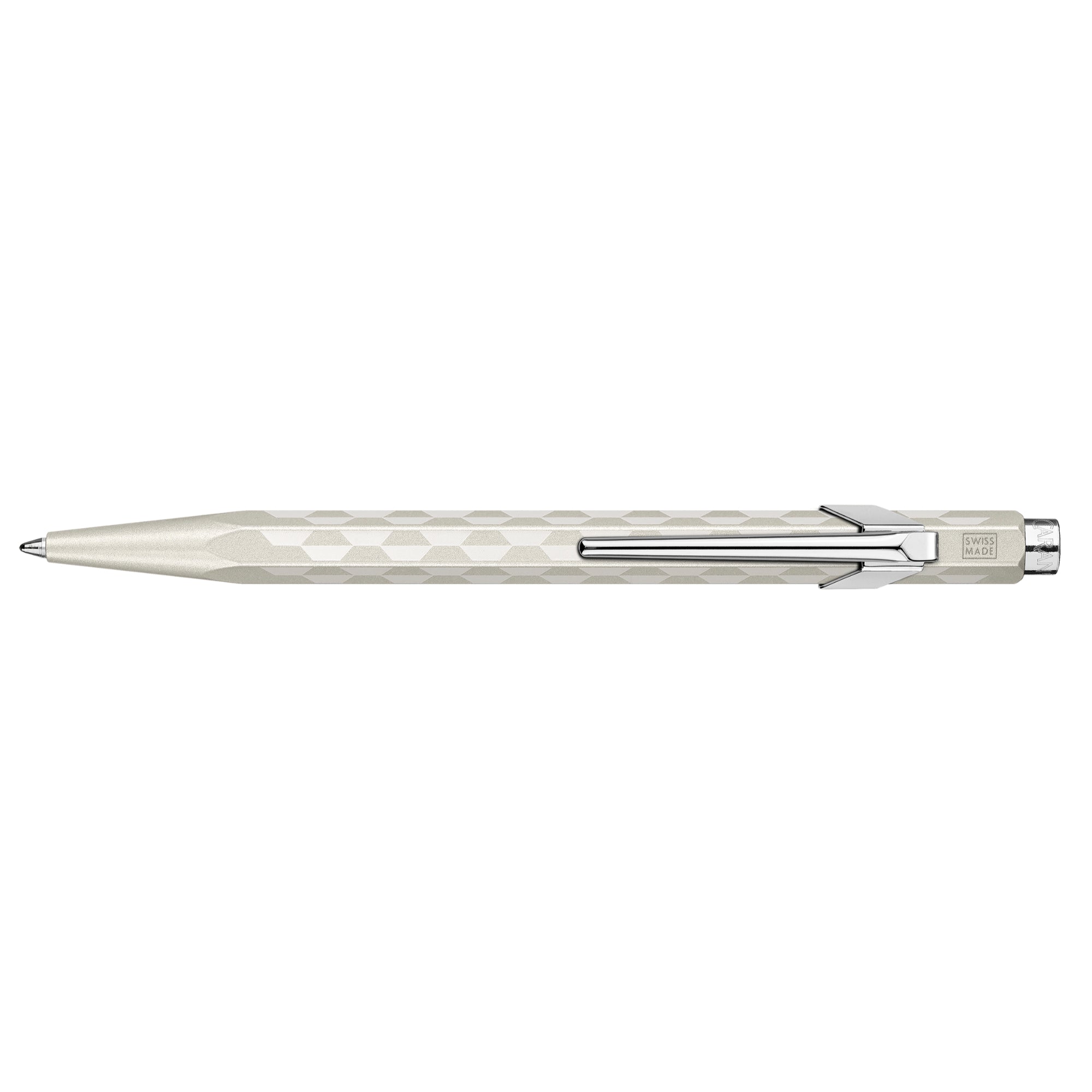 Caran d'Ache Alpine Frost 849™ Ballpoint Pen - White (black ink)